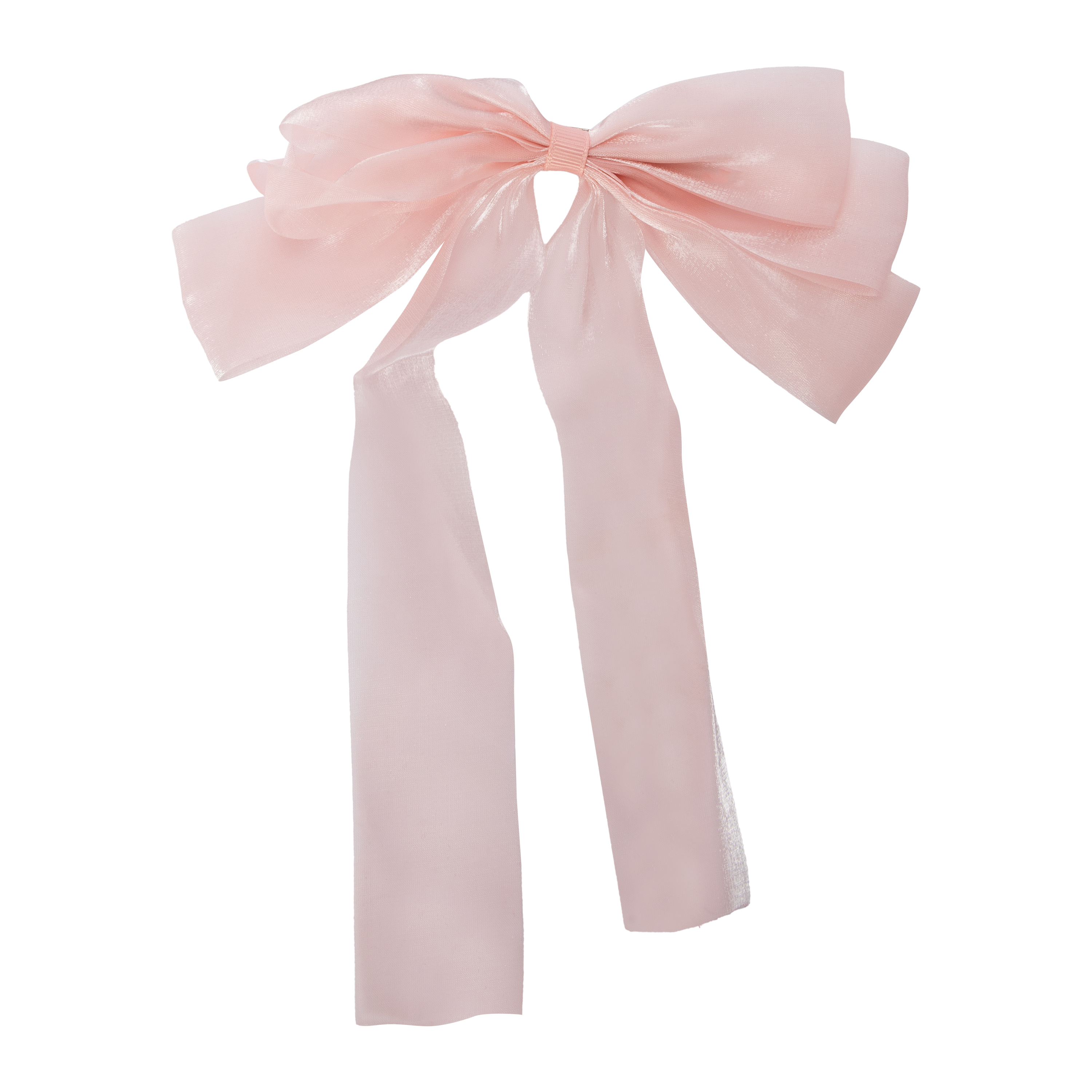 Sheer Shimmer Clip-On Hair Bow 7.87in x 10in
