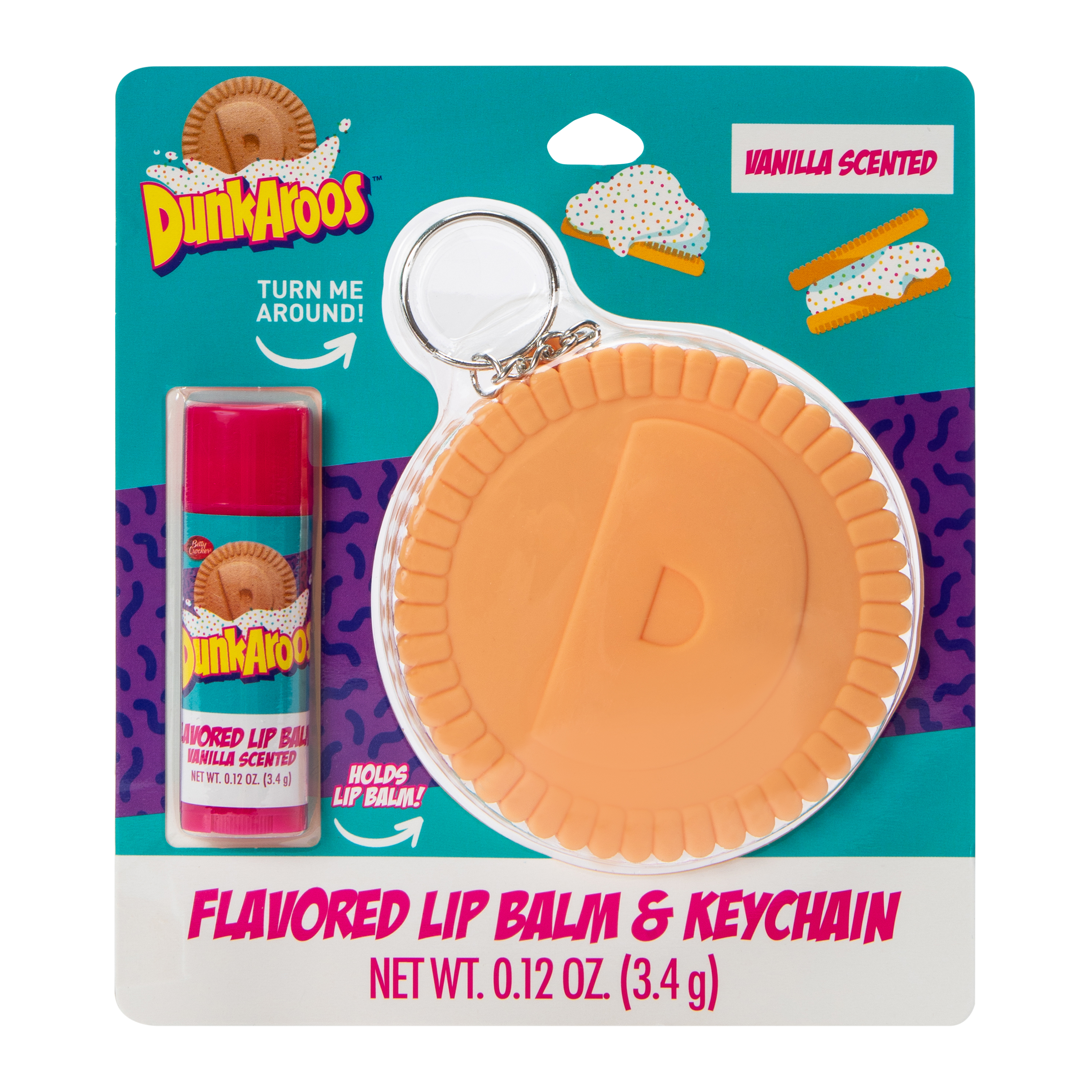 Flavored Lip Balm & Keychain Set 0.12oz