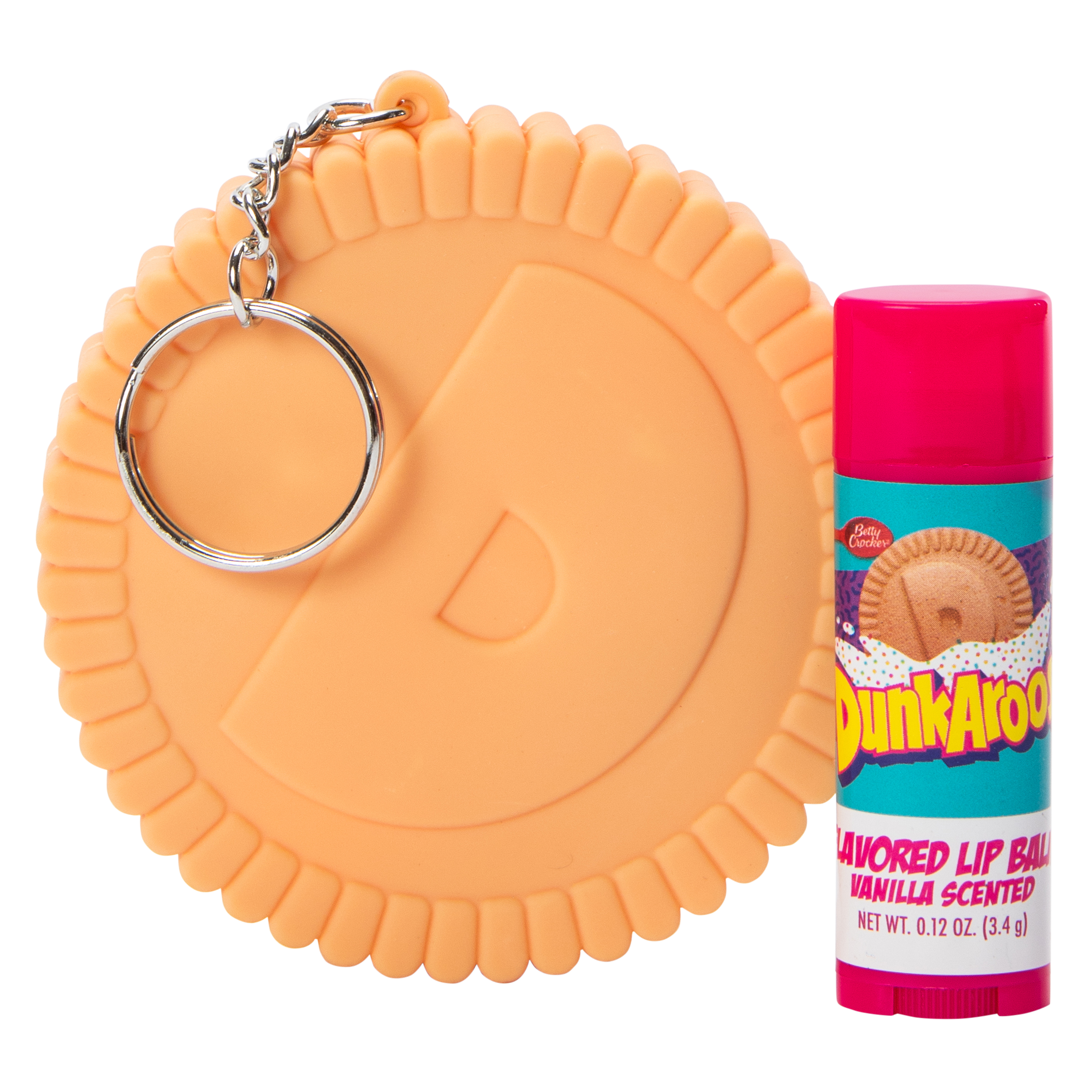 Flavored Lip Balm & Keychain Set 0.12oz