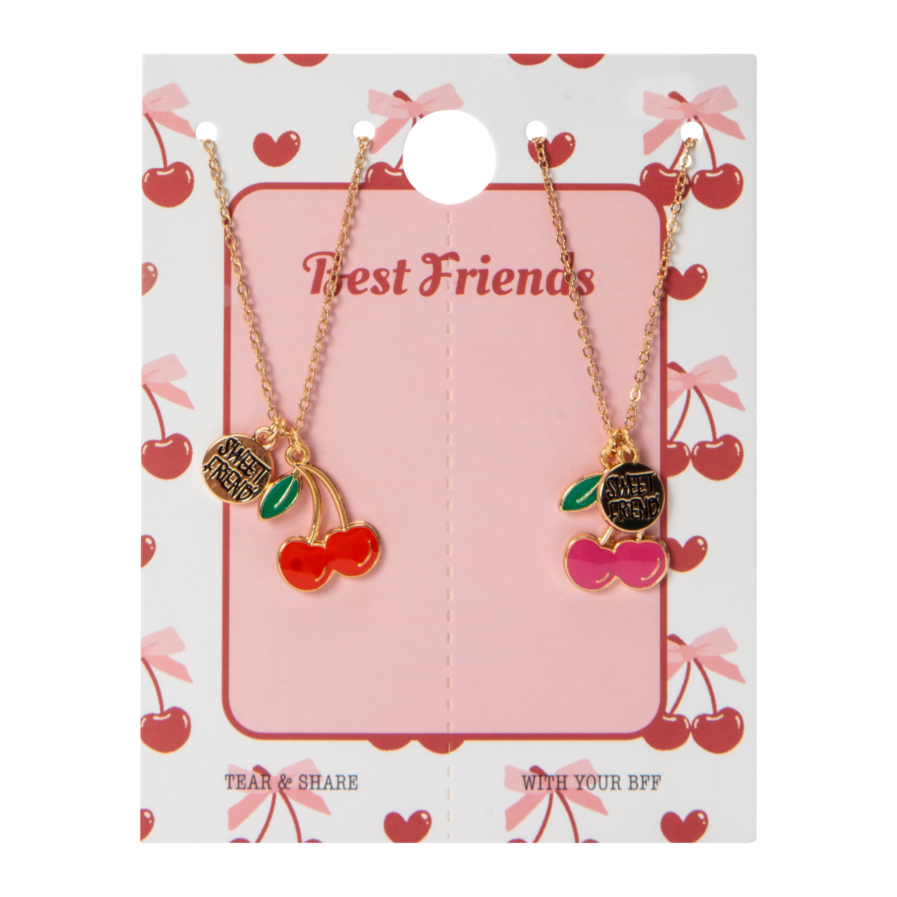 Best Friends Cherry Necklaces 2-Count