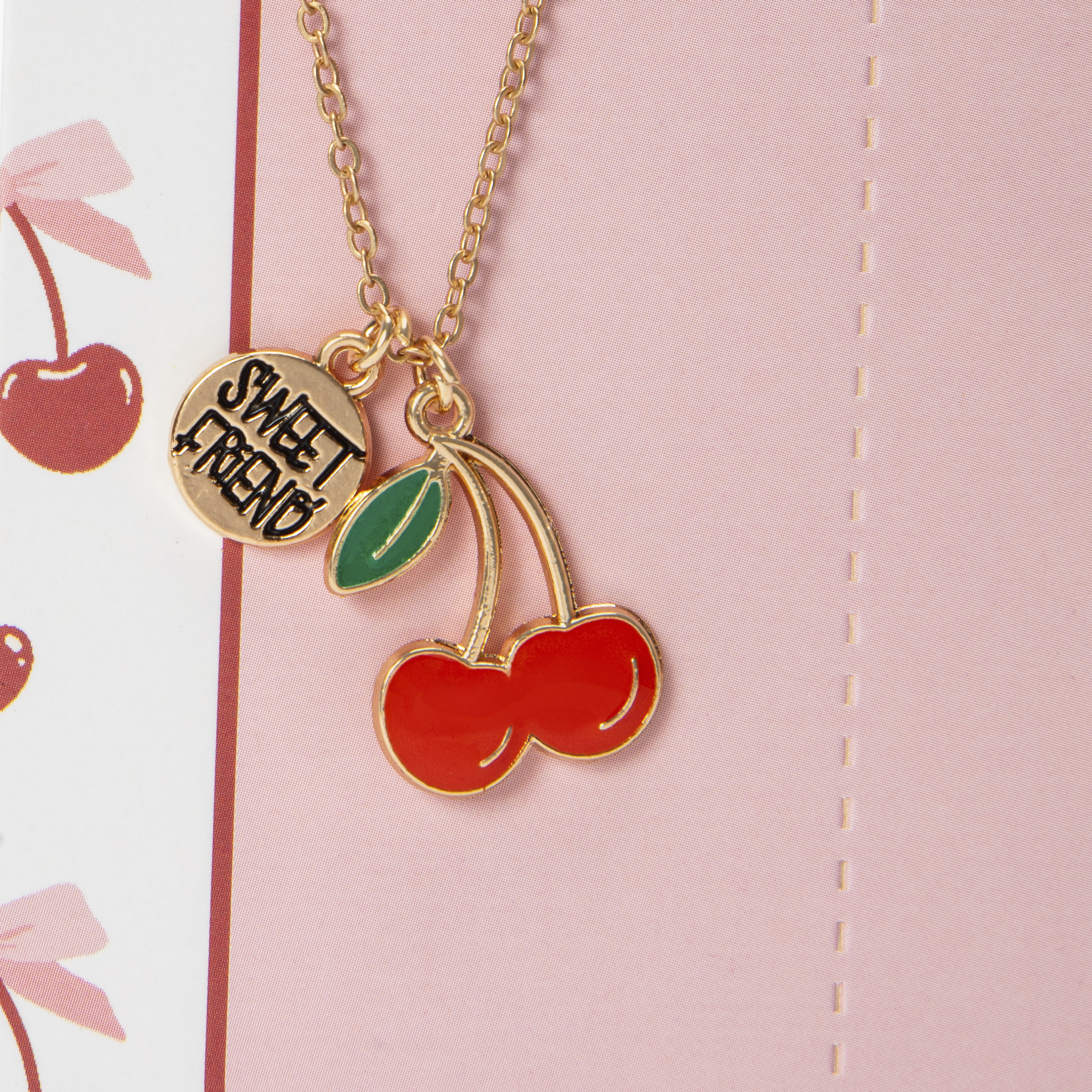 Best Friends Cherry Necklaces 2-Count