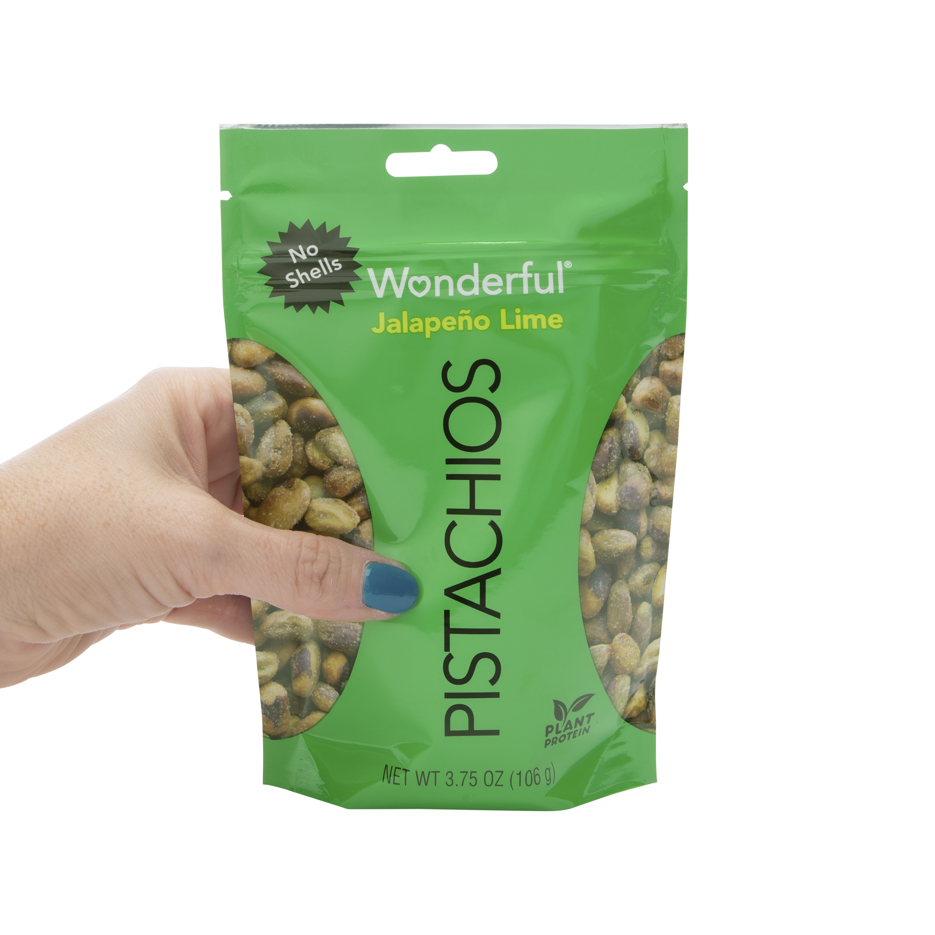 Wonderful® Jalepeno Lime Pistachios 3.75oz - No Shells