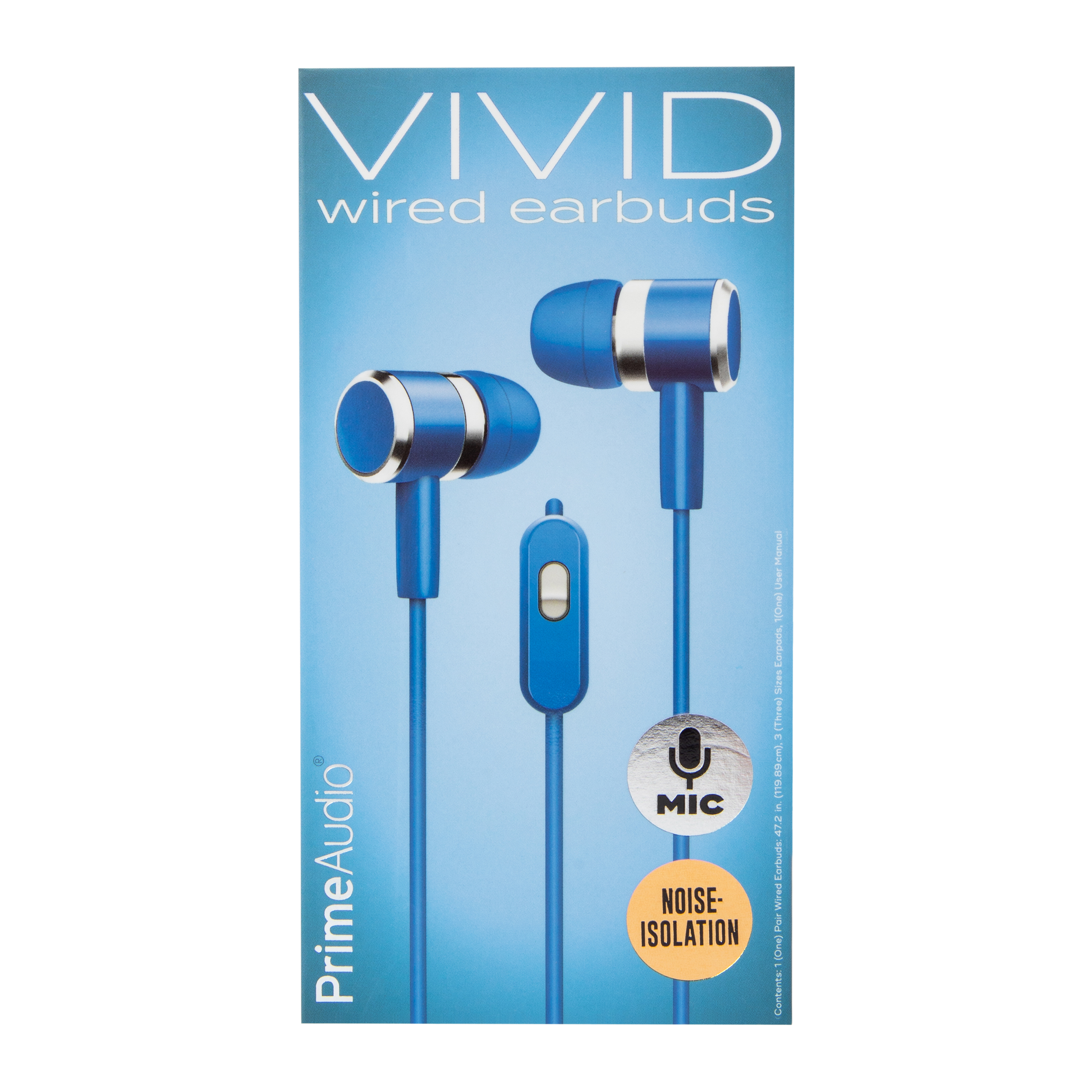 Vivid Wired Earbuds With Mic | Five Below