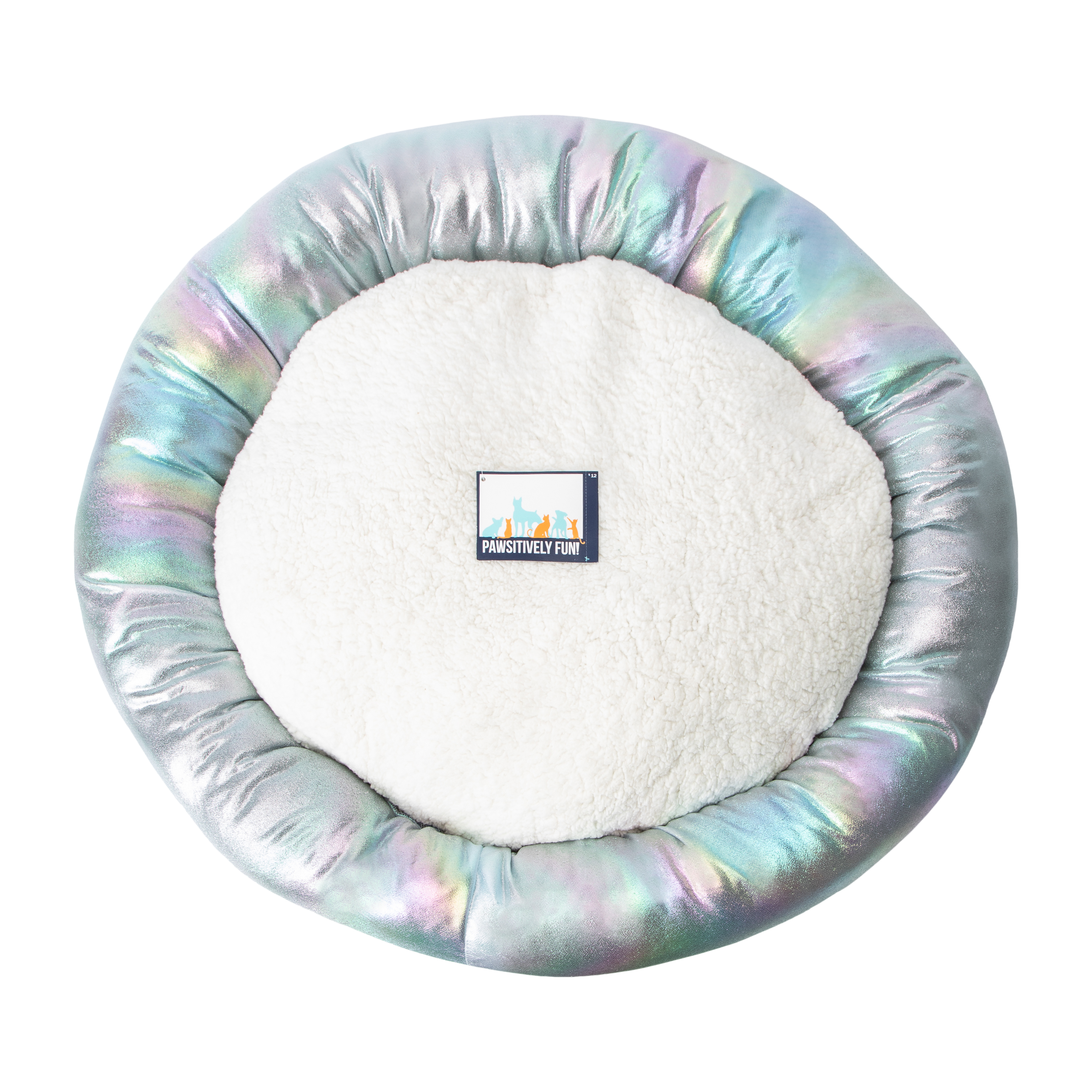 Iridescent Pet Round Bed