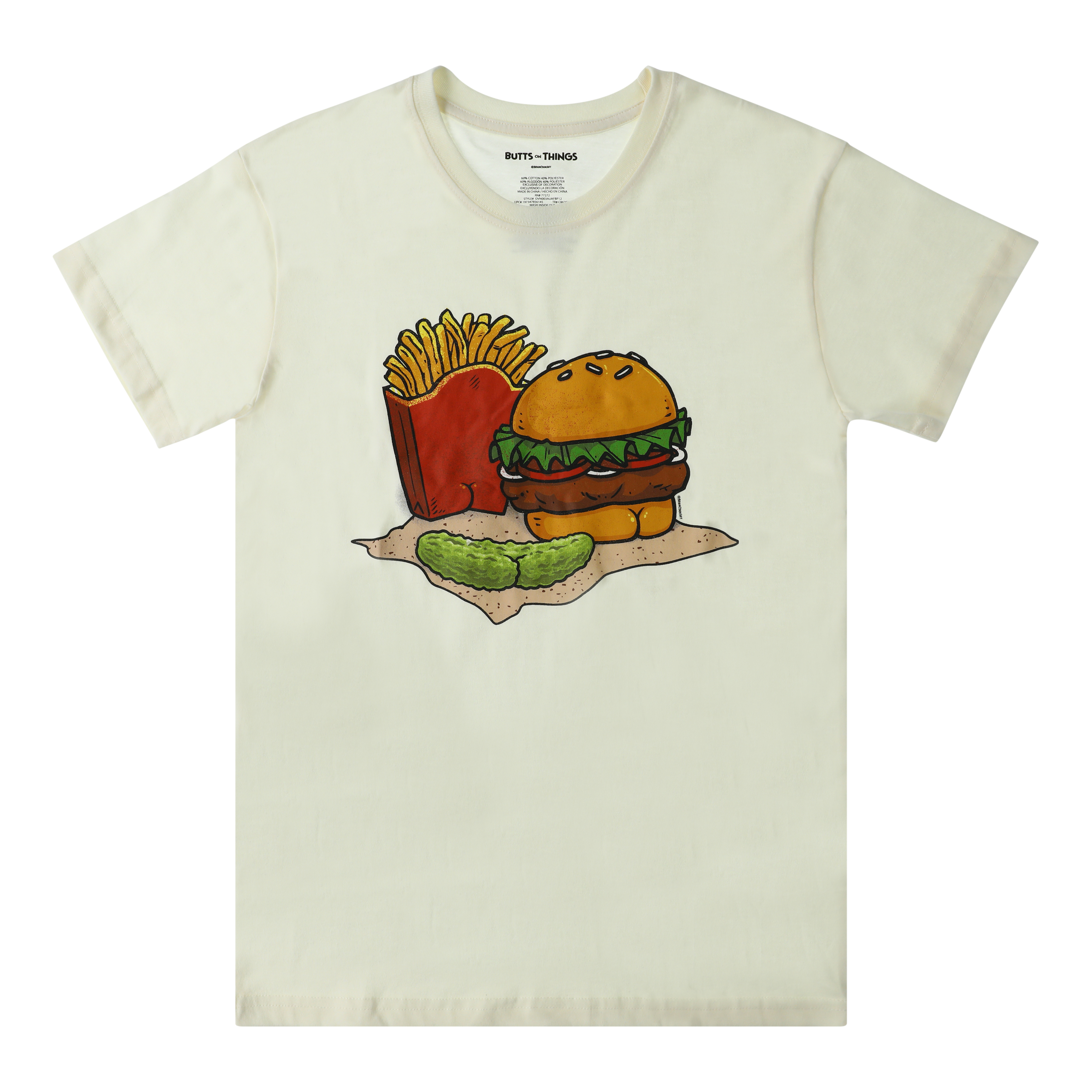 Butts On Things Happy Meal Graphic Tee