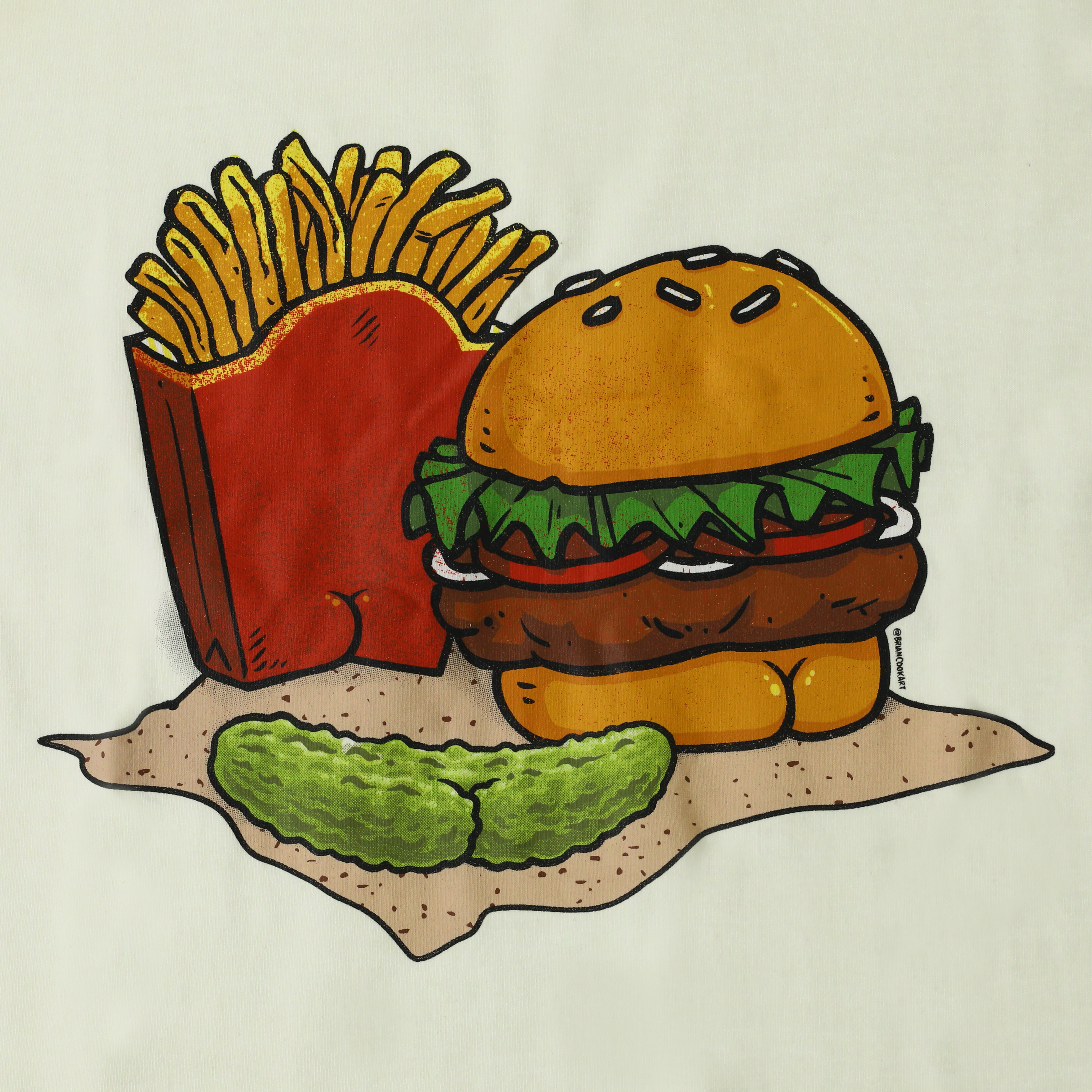 Butts On Things Happy Meal Graphic Tee