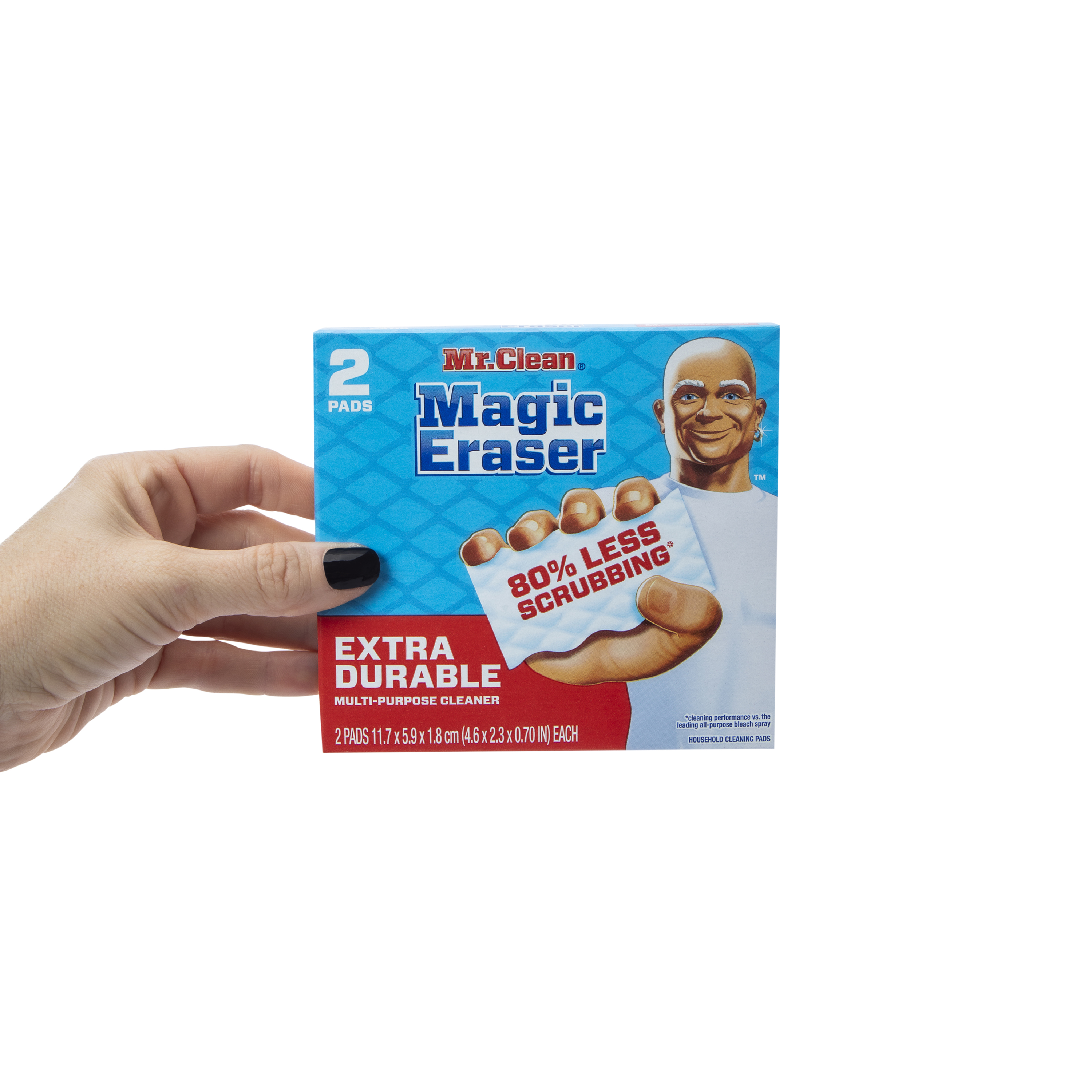Mr. Clean® Extra Durable Multi-Purpose Cleaner Magic Eraser 2-Pack