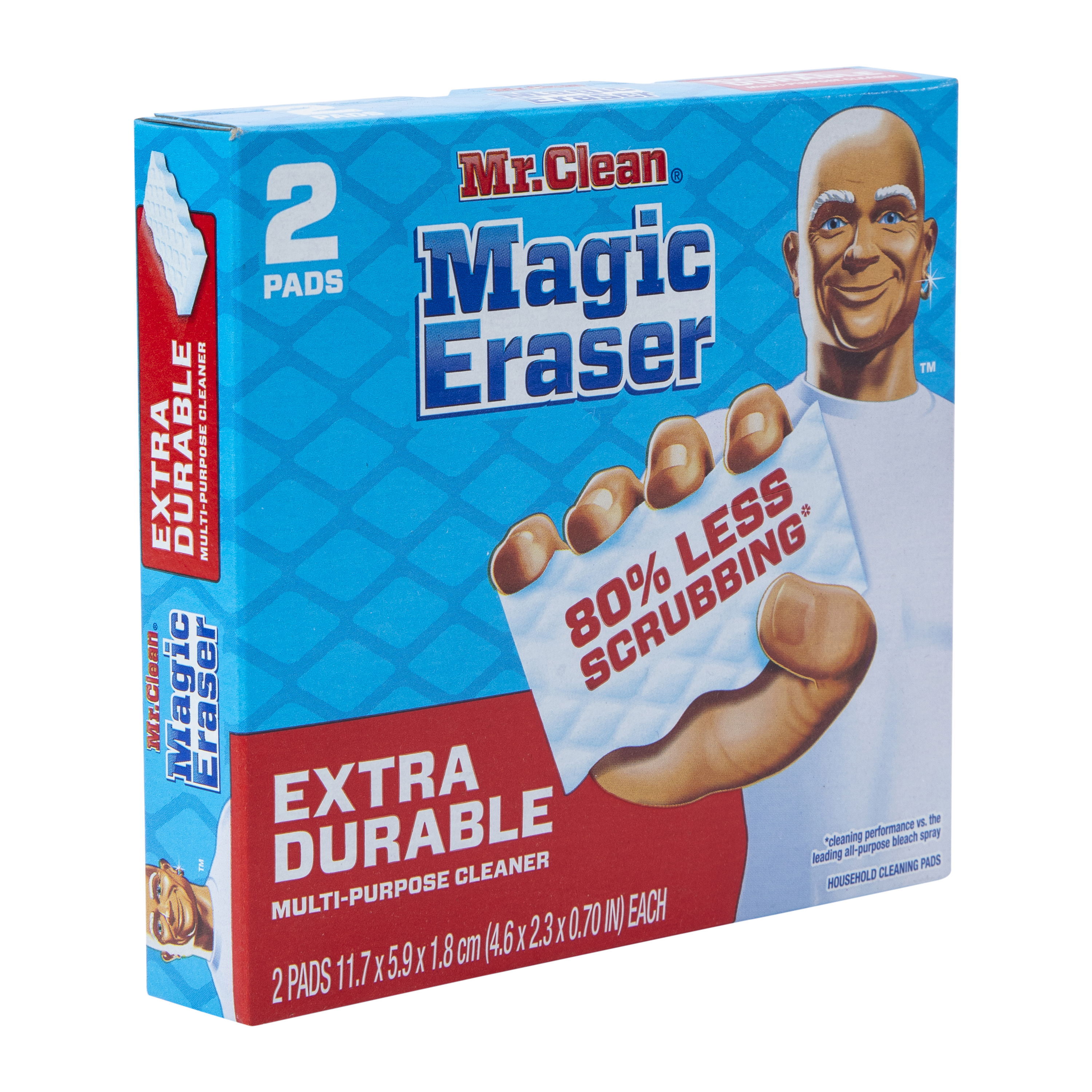 Mr. Clean® Extra Durable Multi-Purpose Cleaner Magic Eraser 2-Pack