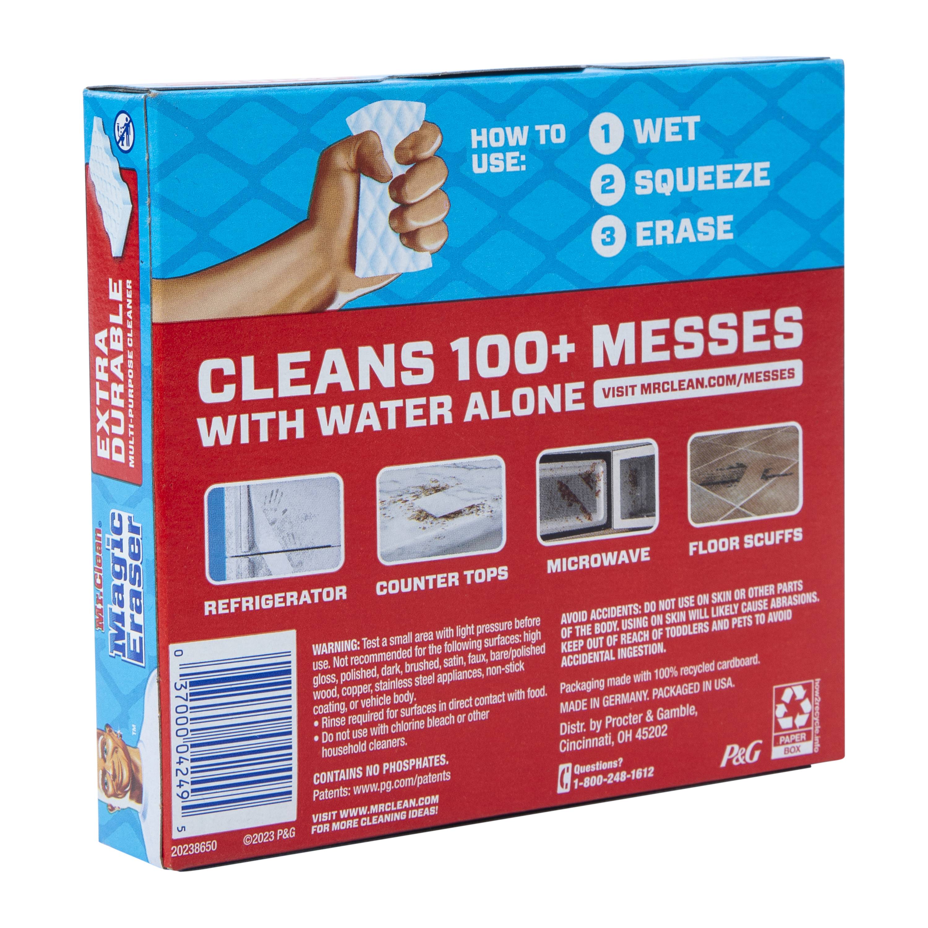 Mr. Clean® Extra Durable Multi-Purpose Cleaner Magic Eraser 2-Pack