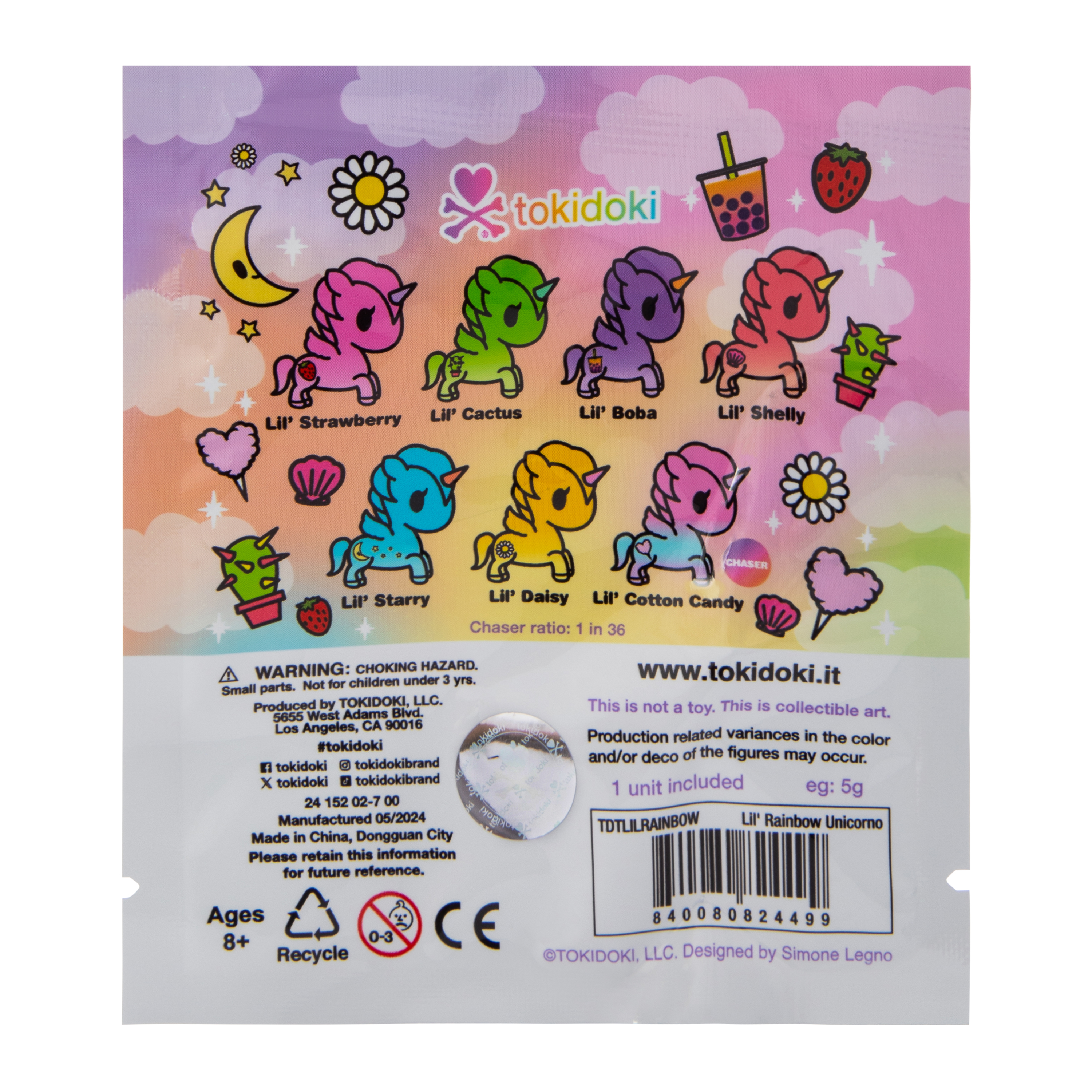 Tokidoki Unicorno™ Collectible Mini Figurine Blind Bag