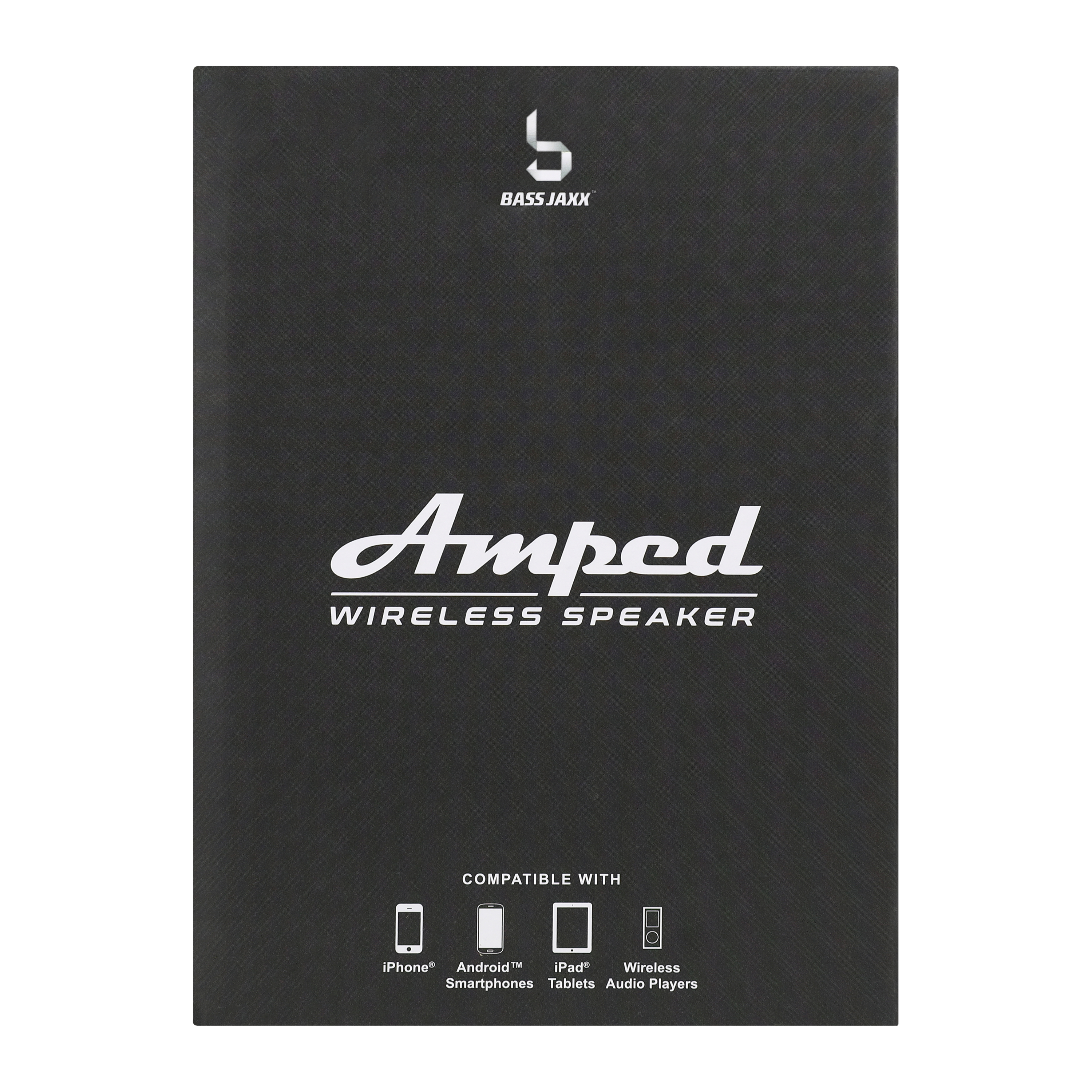 Amped Wireless Speaker With Maximum Bass 9.8in x 5.4in