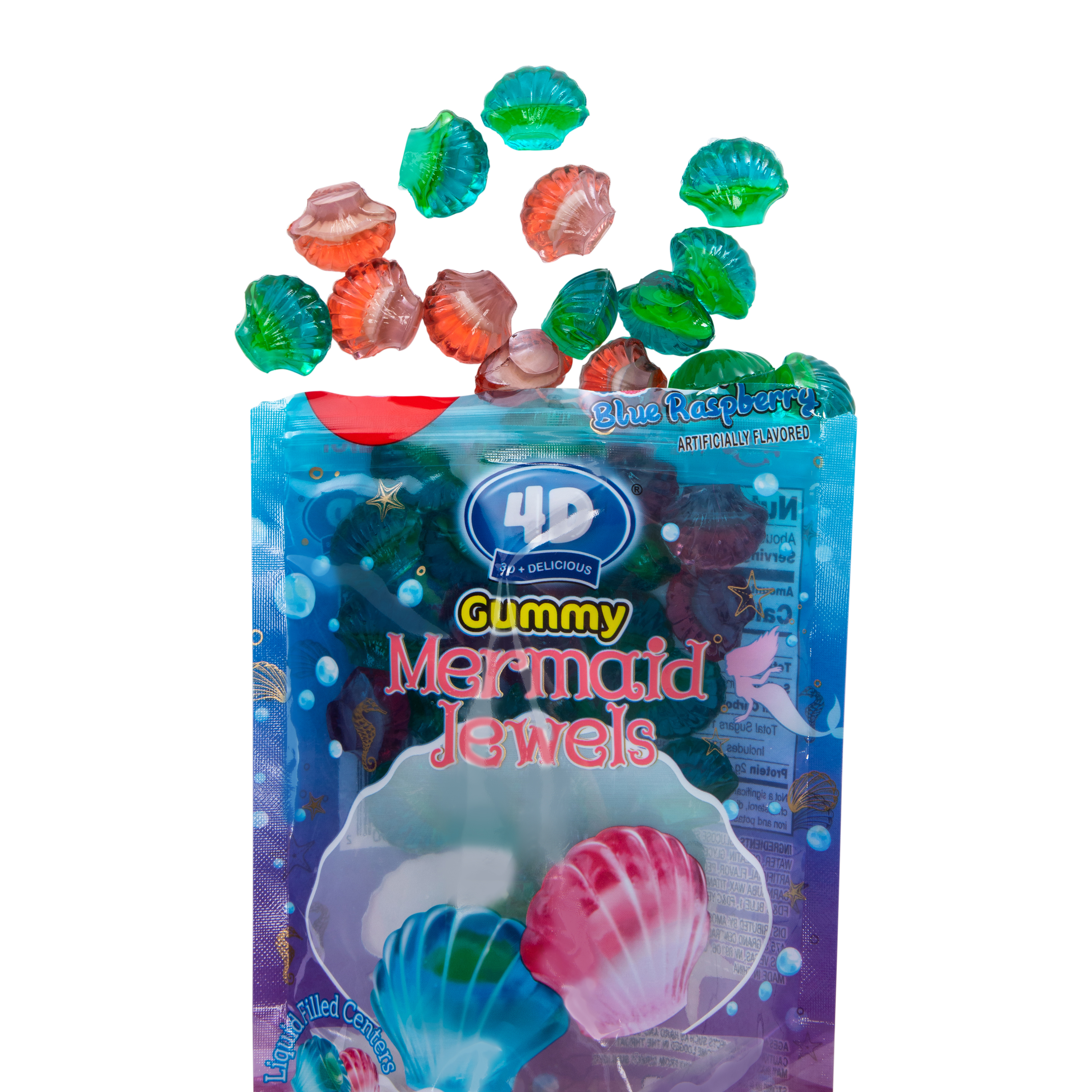 Amos® 4D Gummy Mermaid Jewels 6oz