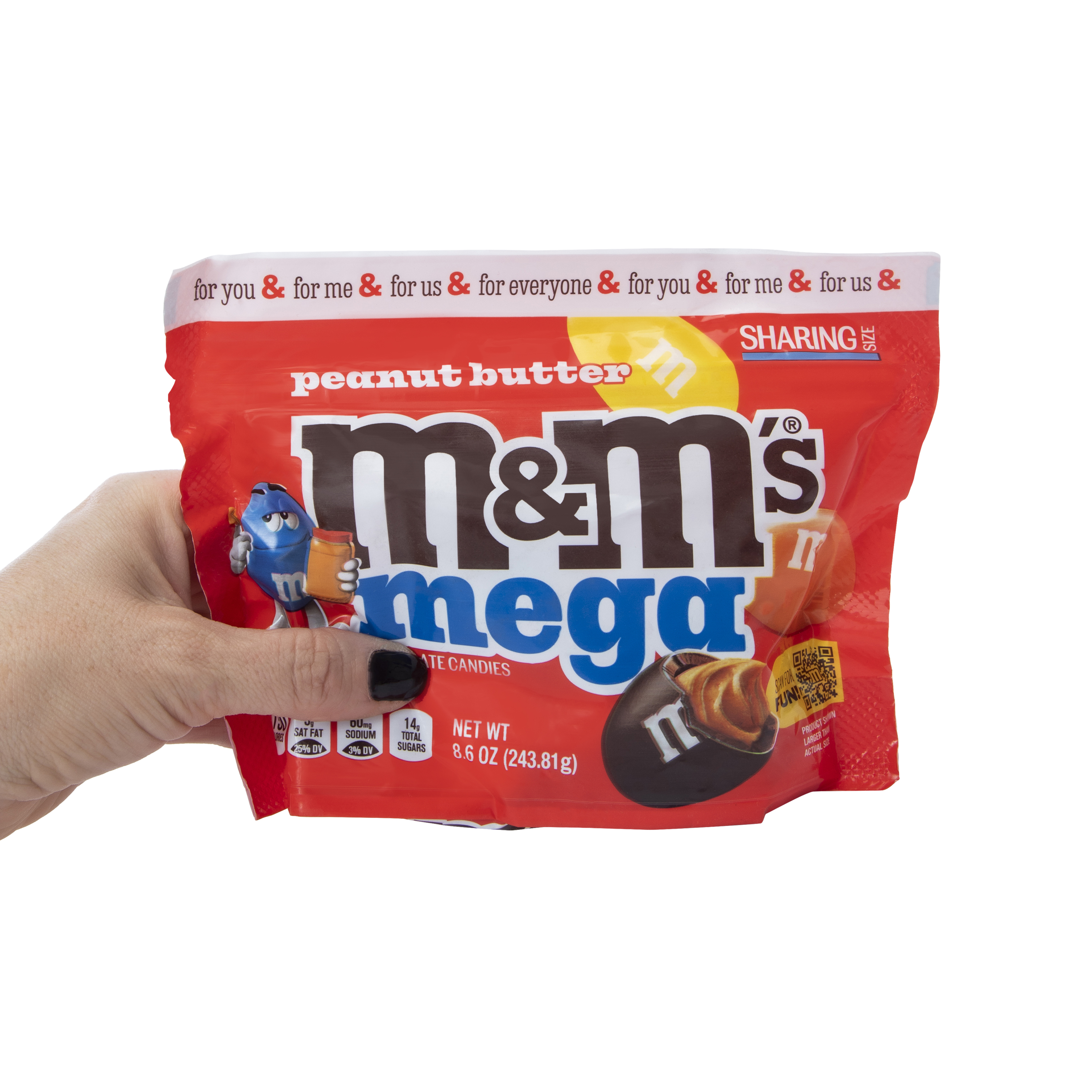 Peanut Butter M&M's® Mega Chocolate Candies 8.6oz