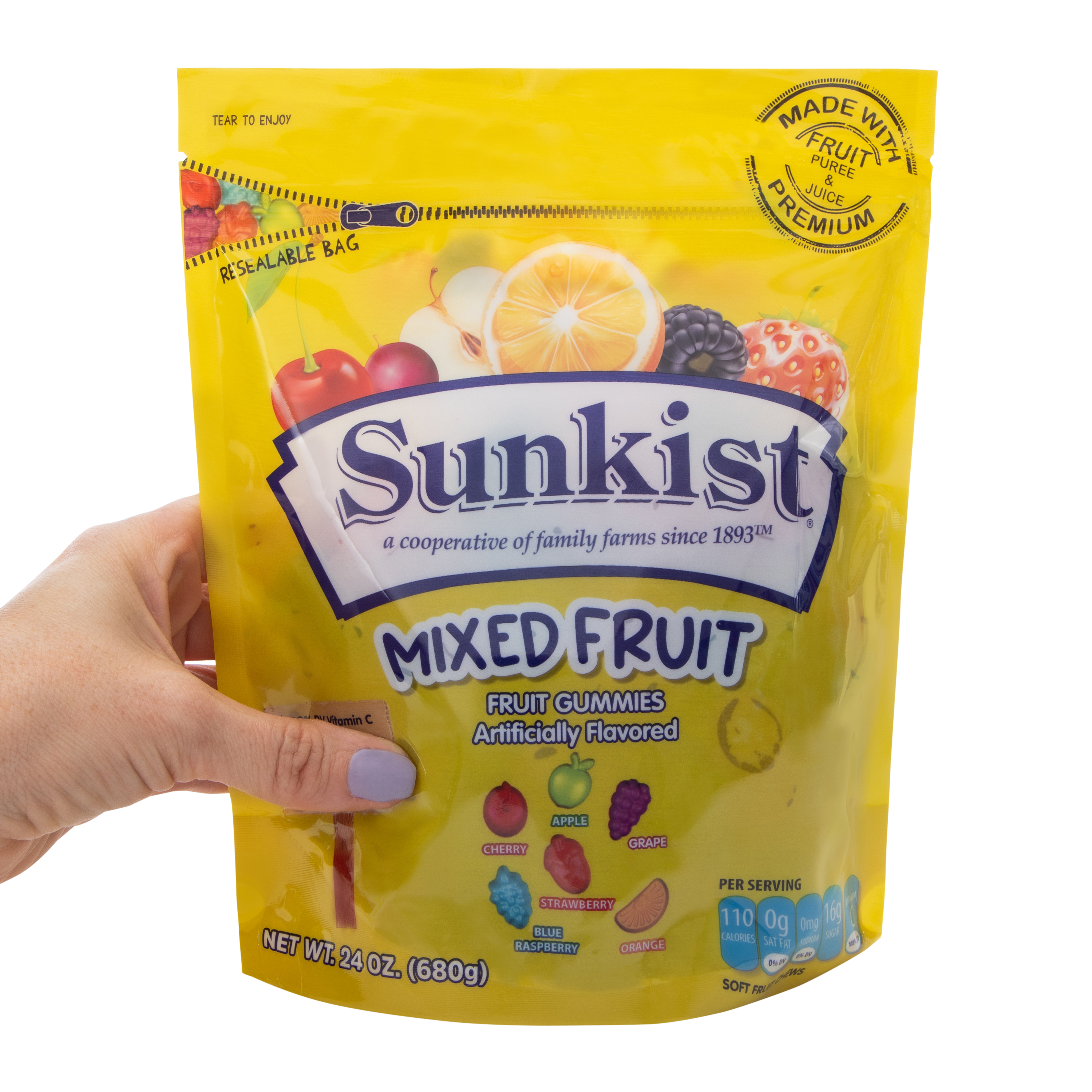 Sunkist® Mixed Fruit Gummies 24oz