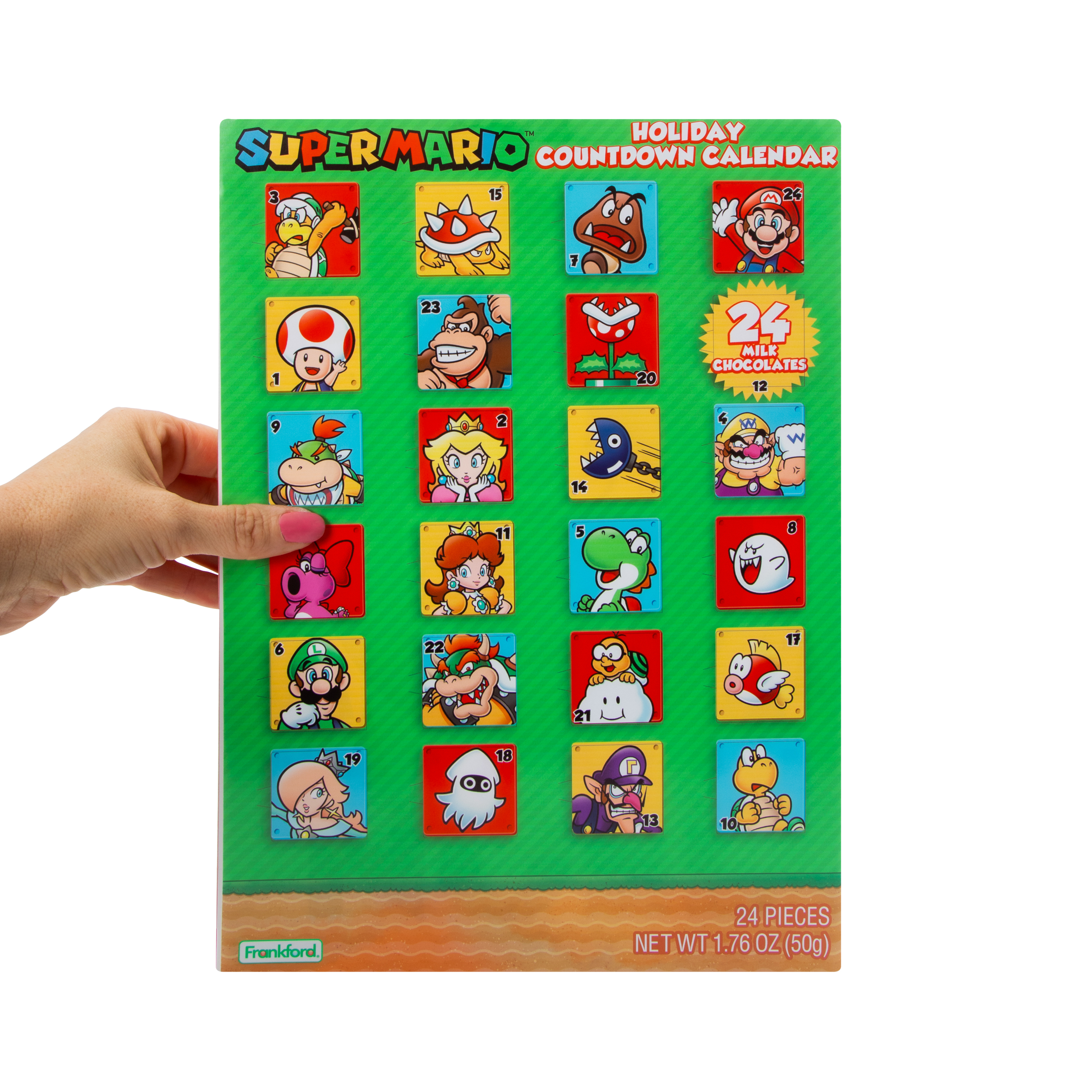 Super Mario™ Holiday Countdown Calendar 1.76oz