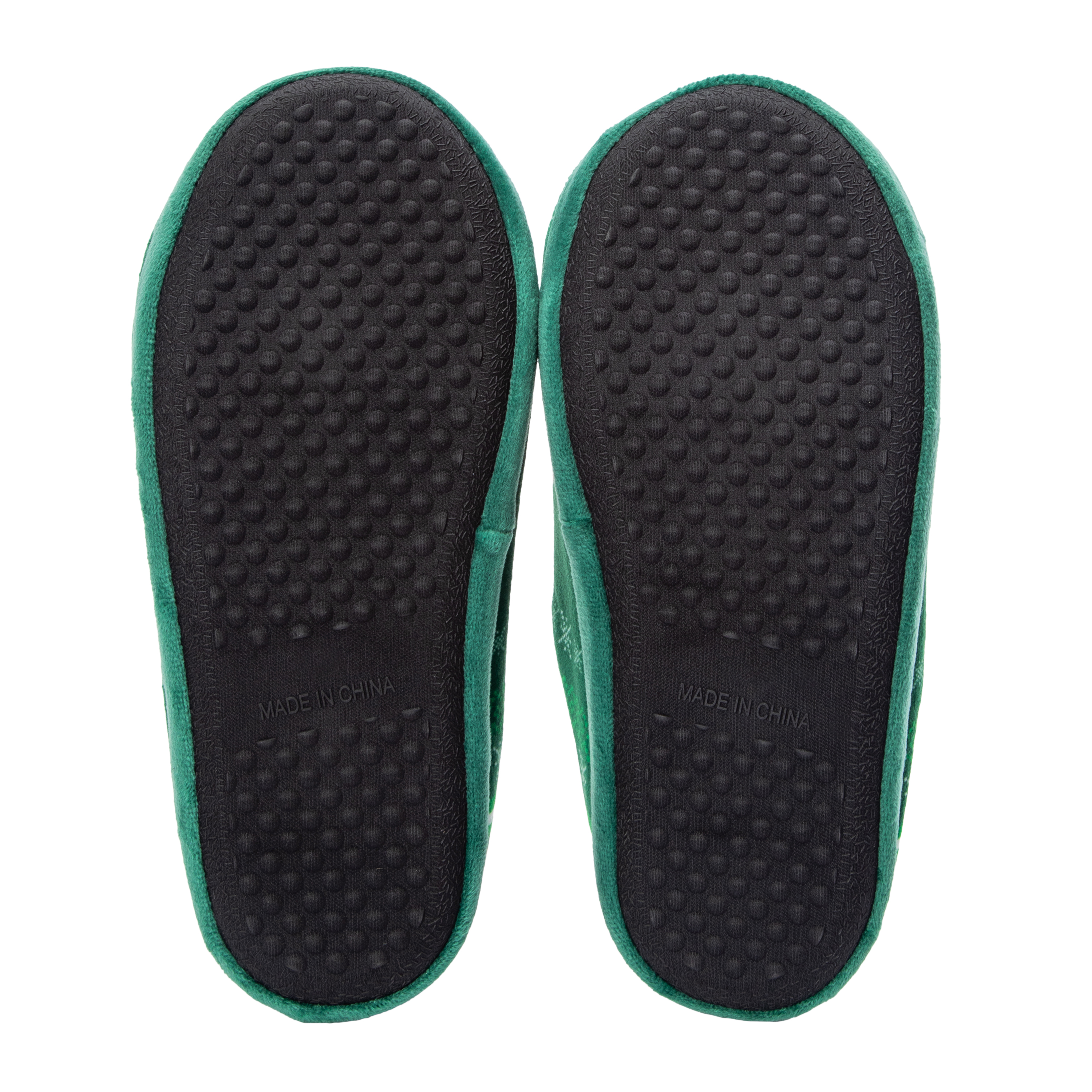 Elf 'OMG Santa!' Ladies Christmas Fleece-Lined Slippers