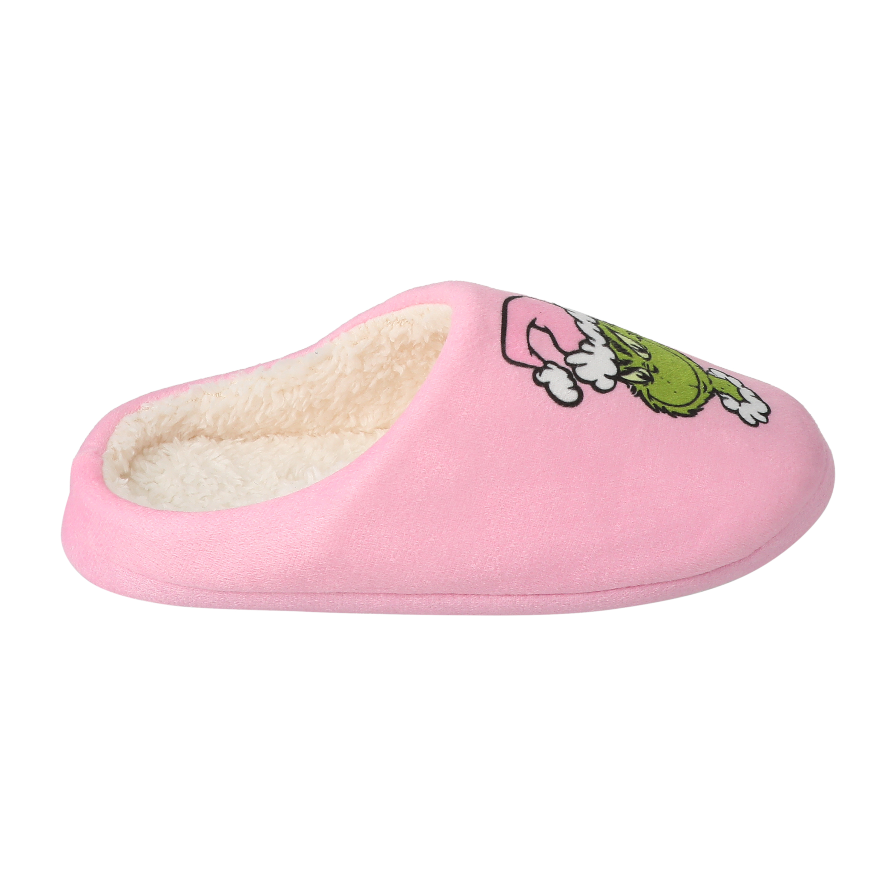 Dr. Seuss™ The Grinch Ladies Christmas Fleece-Lined Slippers