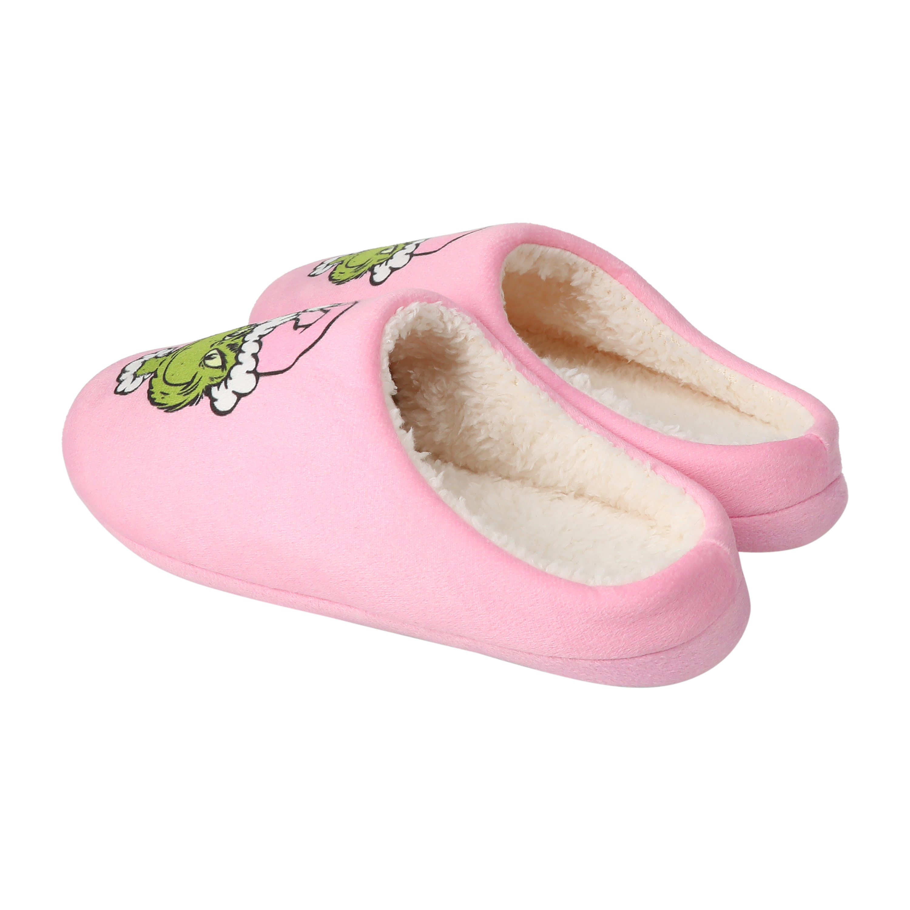 Dr. Seuss™ The Grinch Ladies Christmas Fleece-Lined Slippers