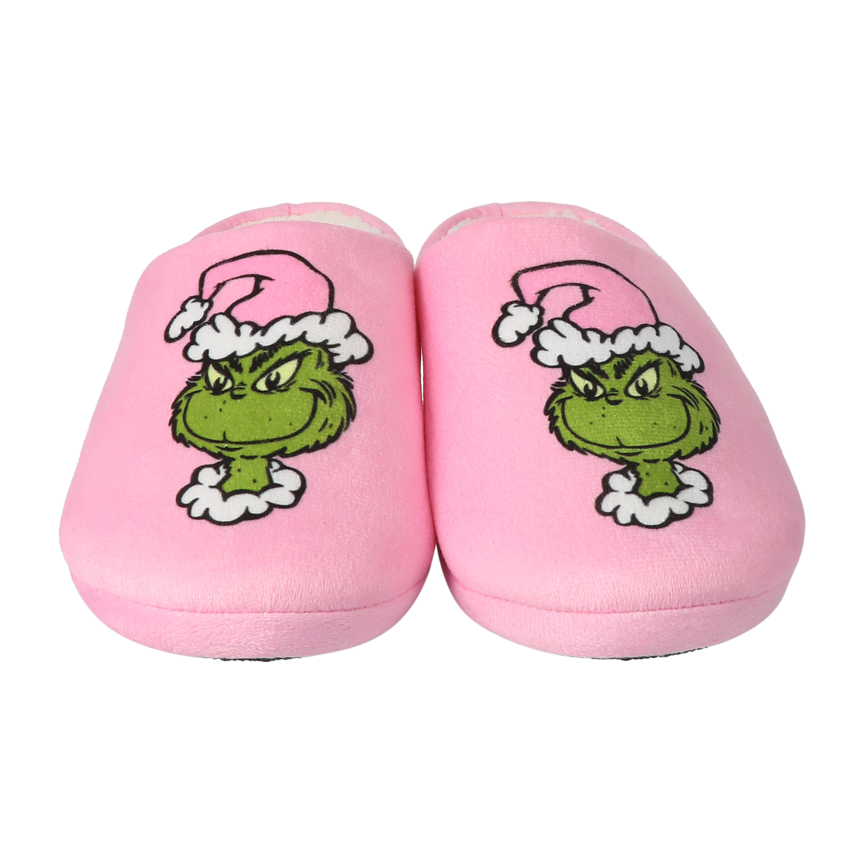 Dr. Seuss™ The Grinch Ladies Christmas Fleece-Lined Slippers