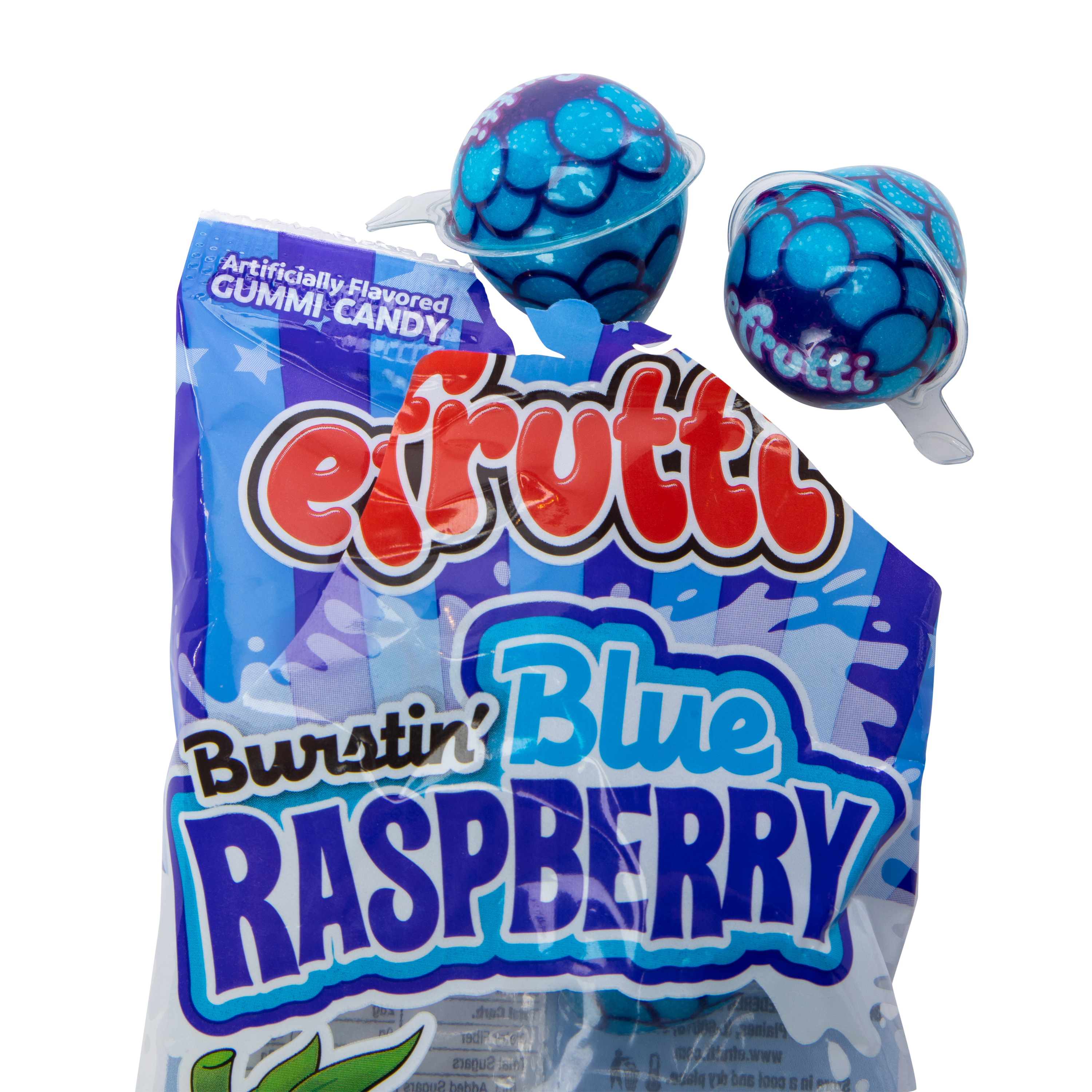Efrutti® Burstin' Blue Raspberry Gummi Candy 2.6oz