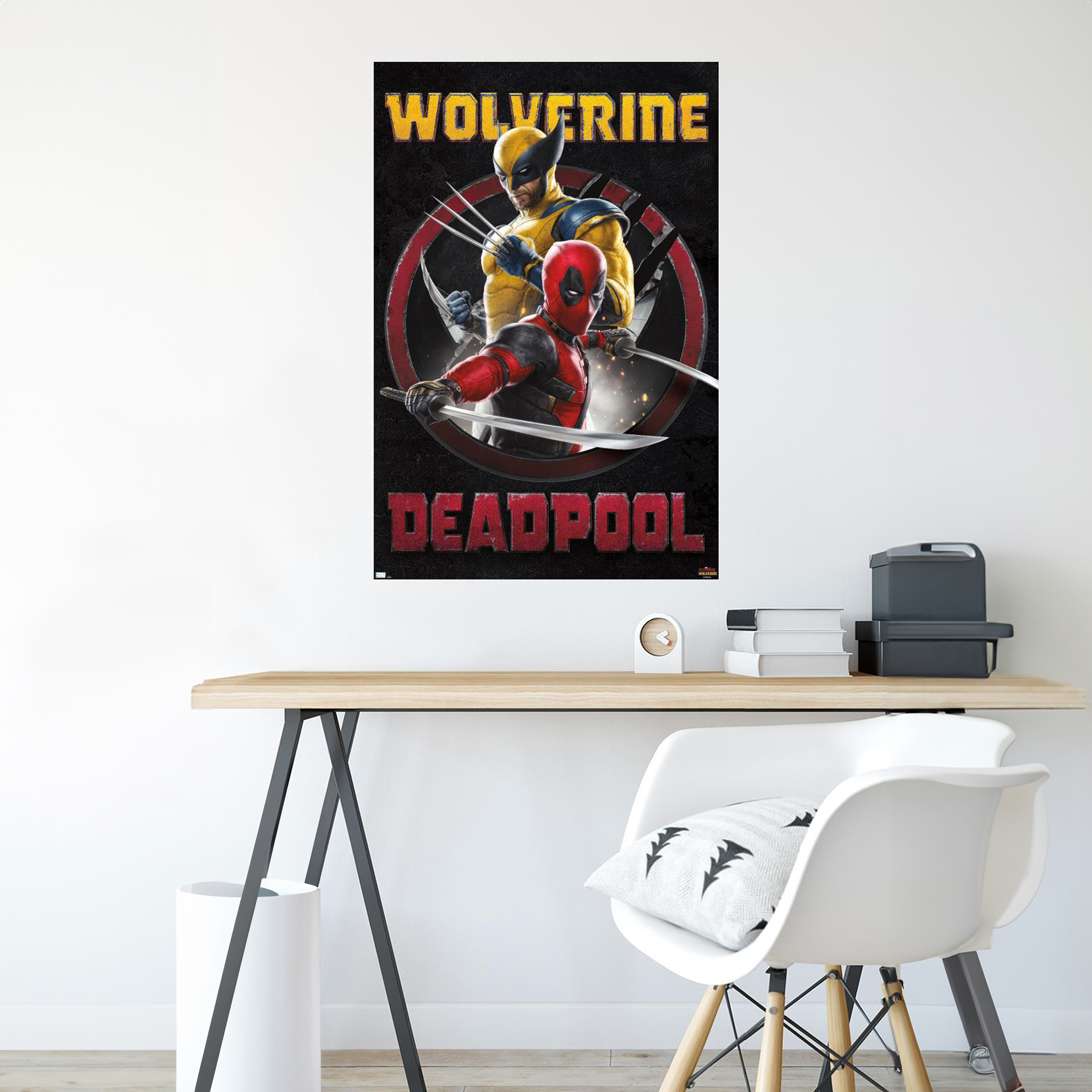 Marvel Wolverine & Deadpool Wall Art Poster 22.3in x 34in
