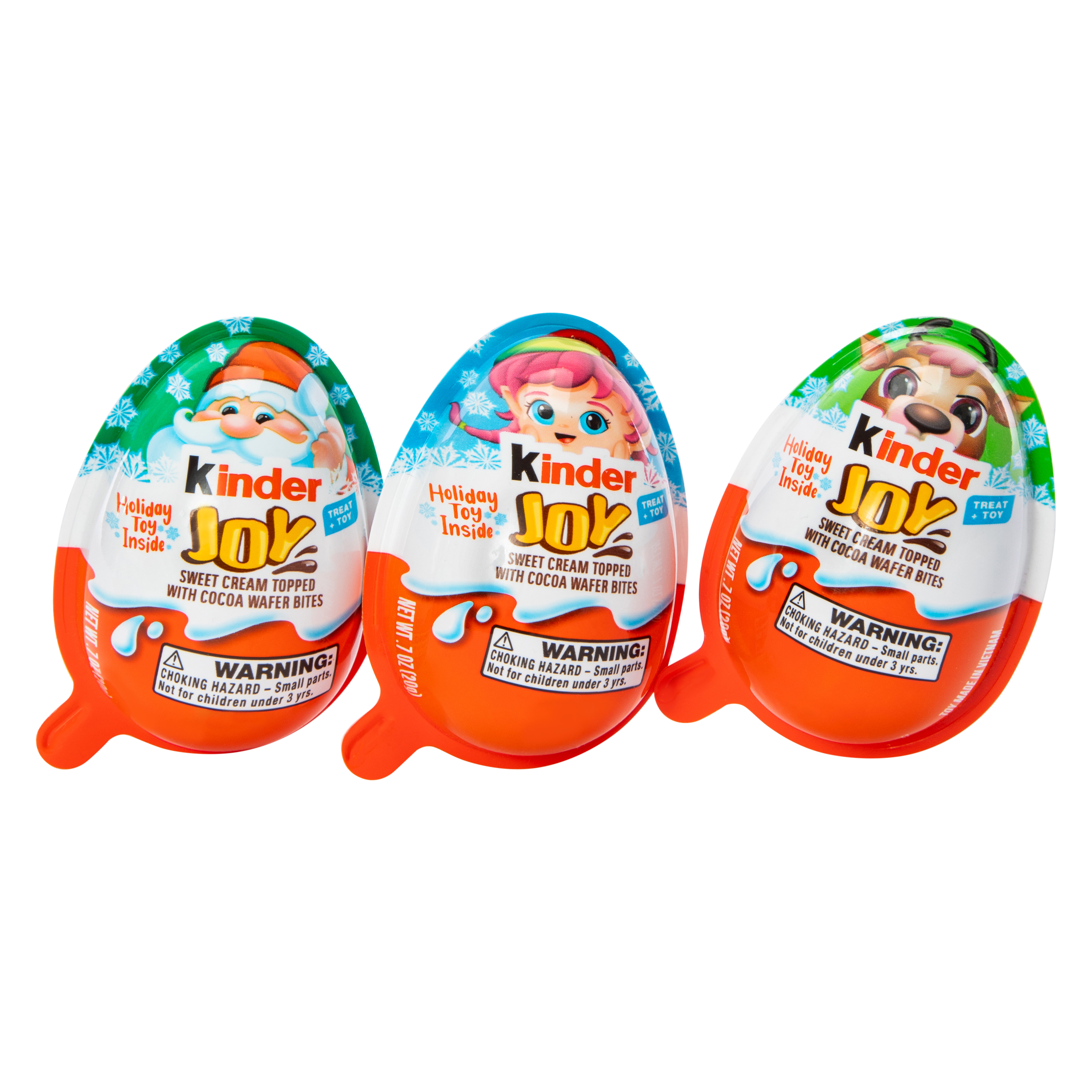 Kinder Joy™ Egg With Surprise Treat &  Holiday Toy 3-Count