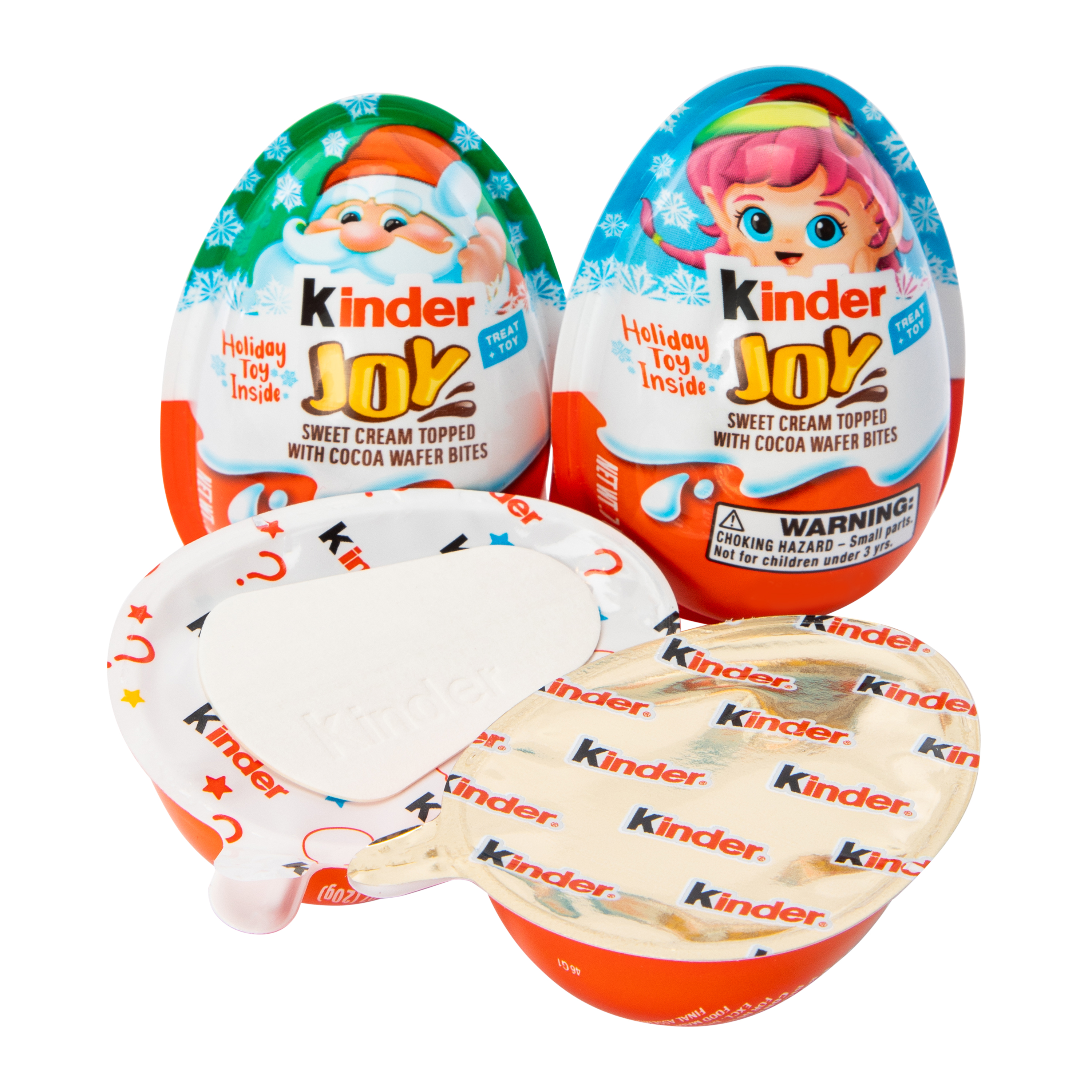 Kinder Joy™ Egg With Surprise Treat &  Holiday Toy 3-Count