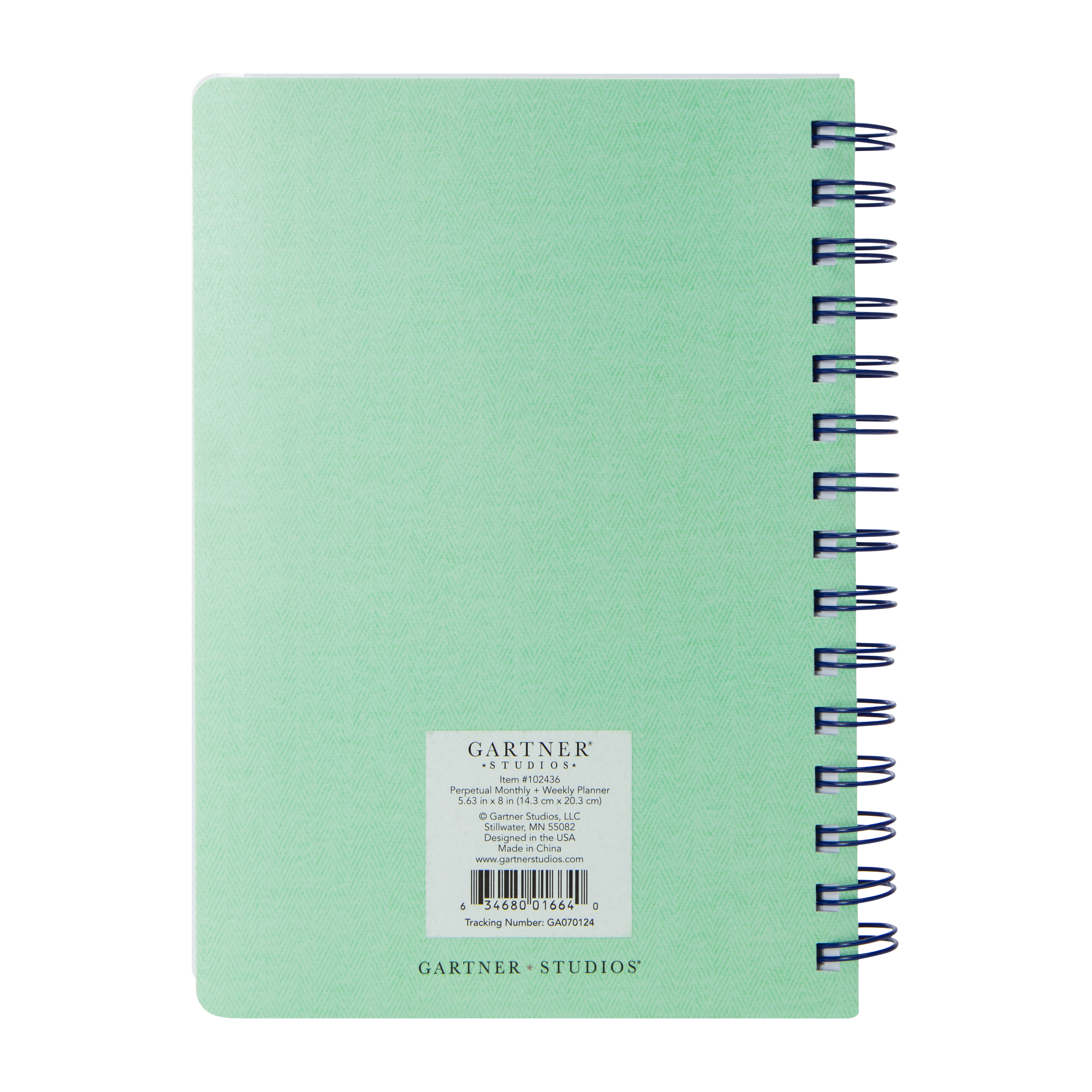 Daily Agenda Perpetual Monthly + Weekly Planner Book