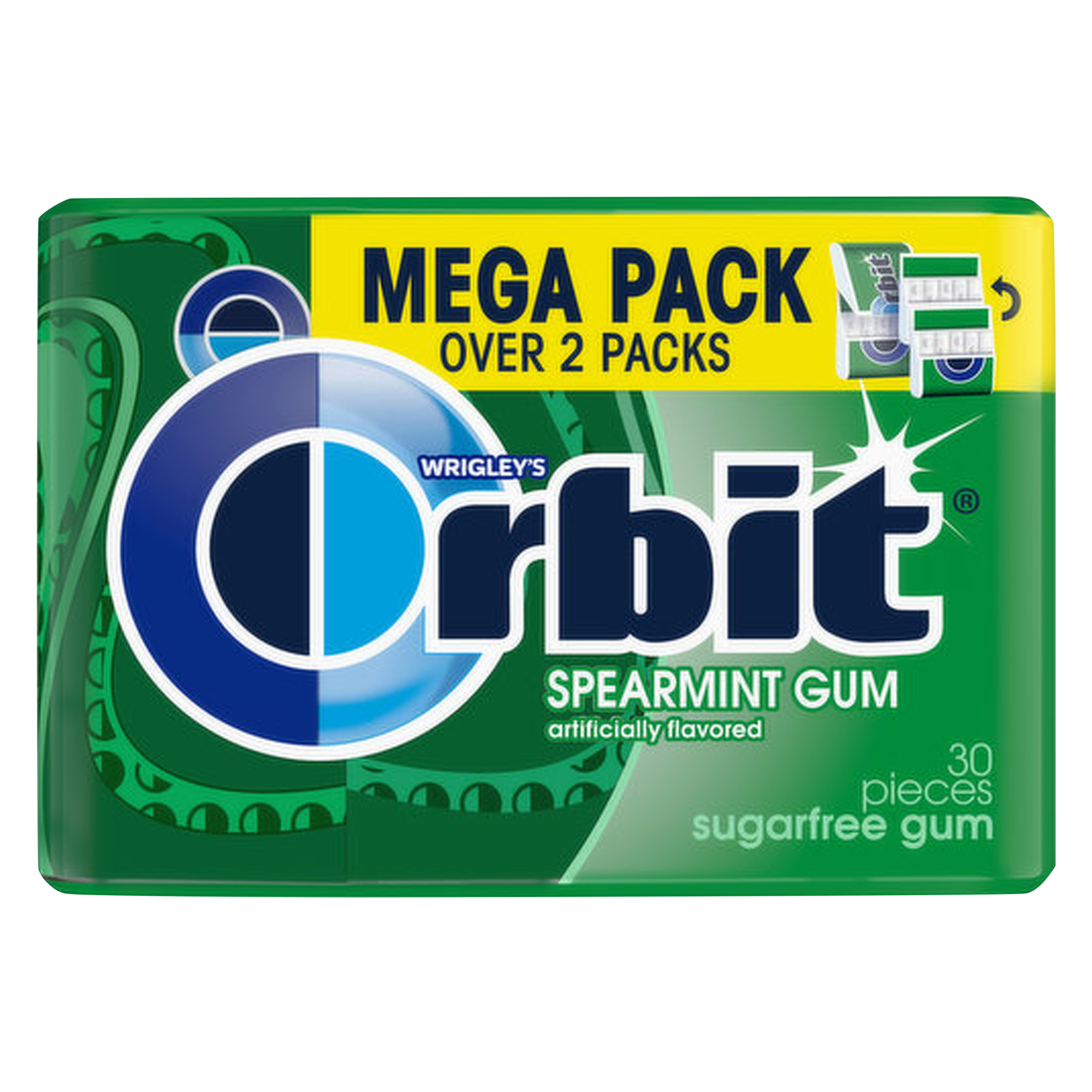 Wrigley's Orbit™ Spearmint Sugar Free Gum Mega Pack 30-Count