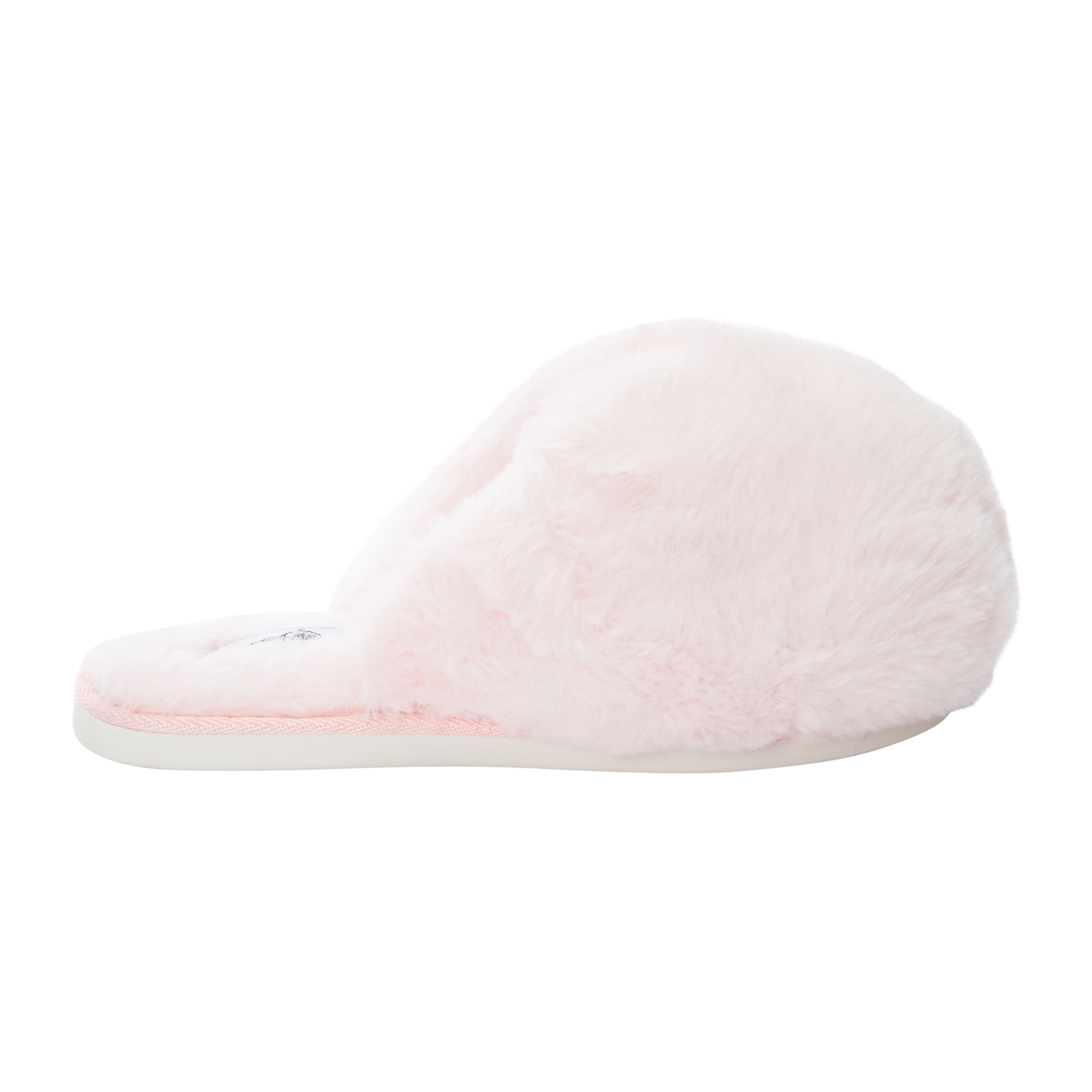 Ladies Fluffy Faux Fur Slippers