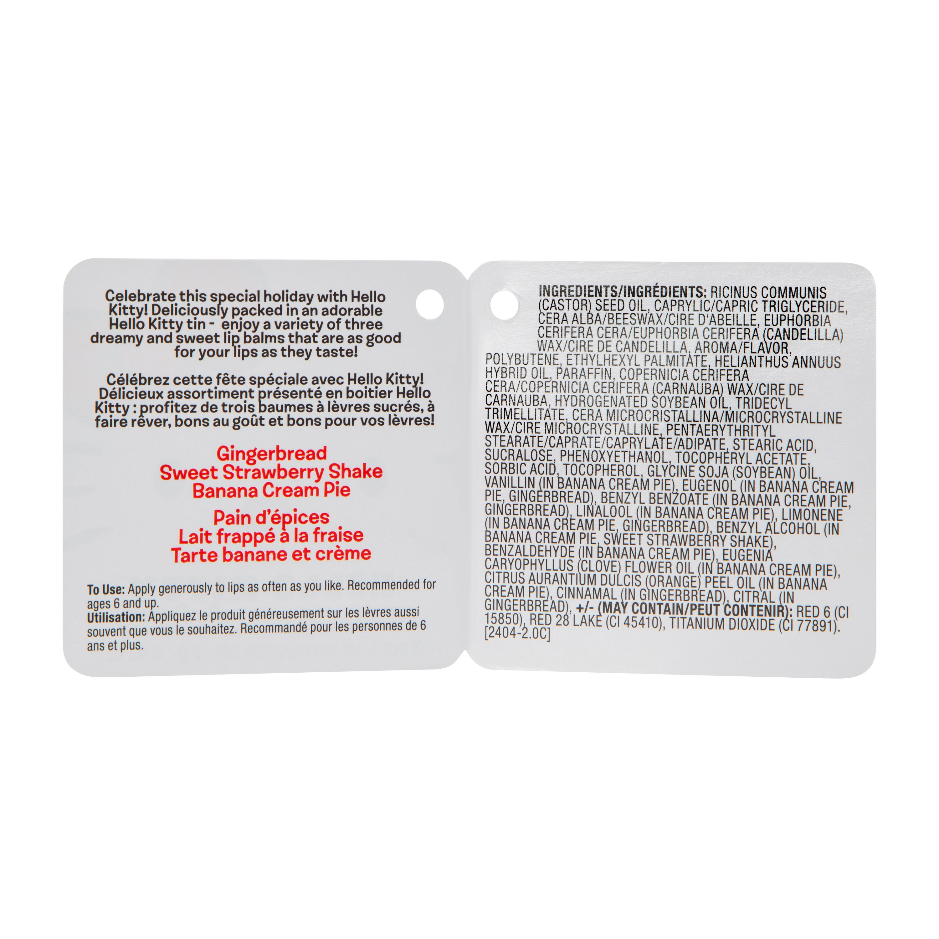 Hello Kitty® Holiday Lip Smacker 3-Count 0.42oz