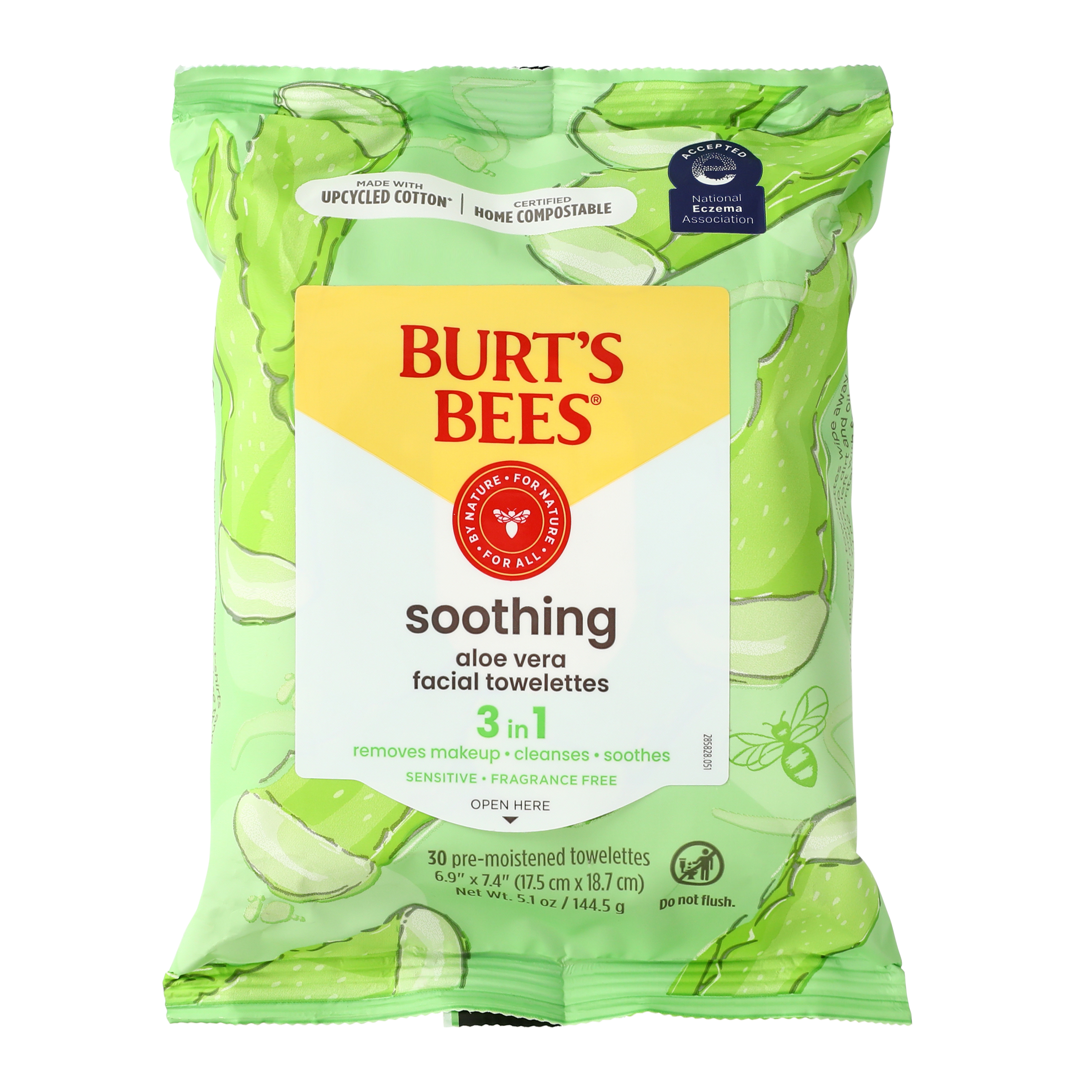 Burt's Bees® Aloe Vera Facial Towelettes 30-Count