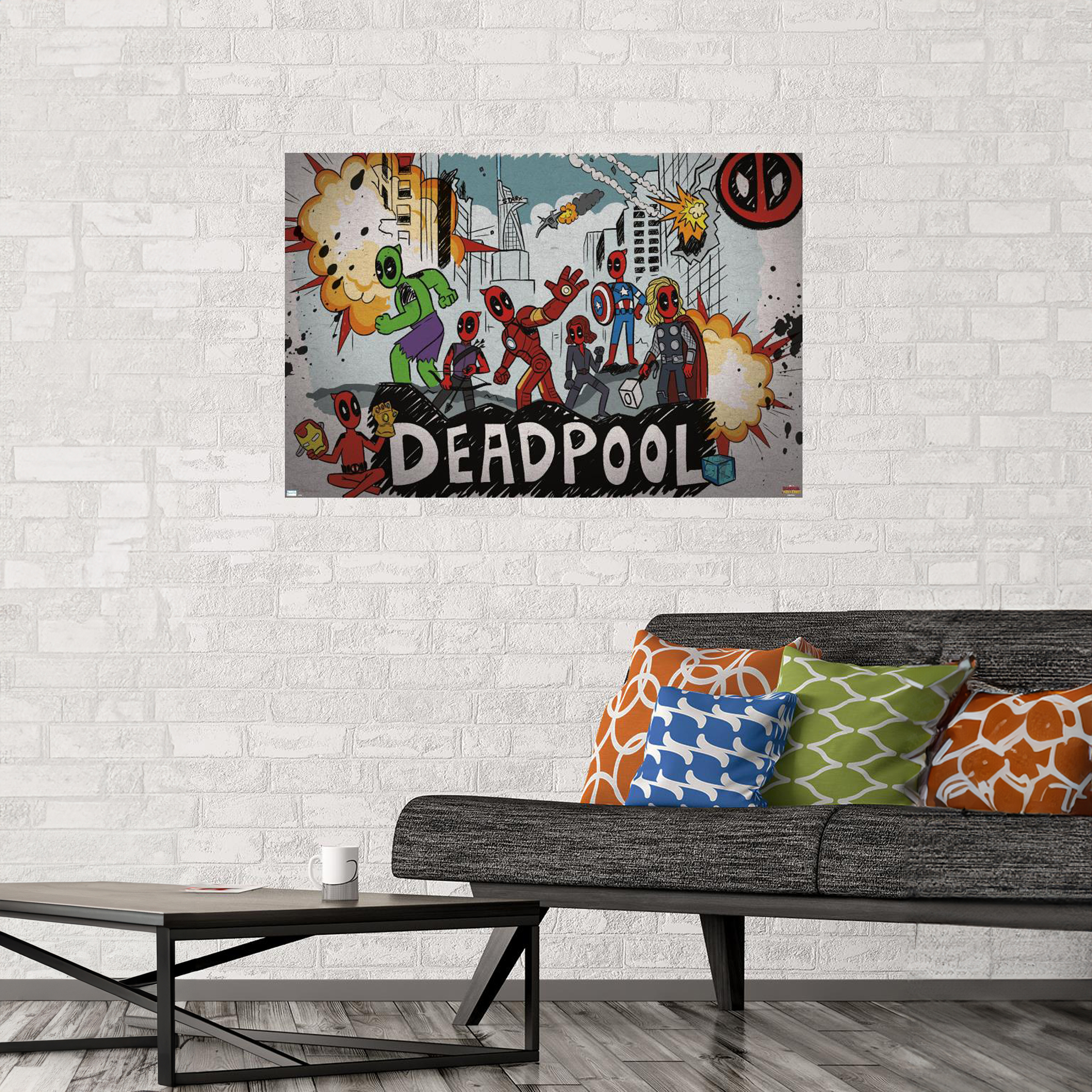 Deadpool Wall Art Poster 22.3in x 34in