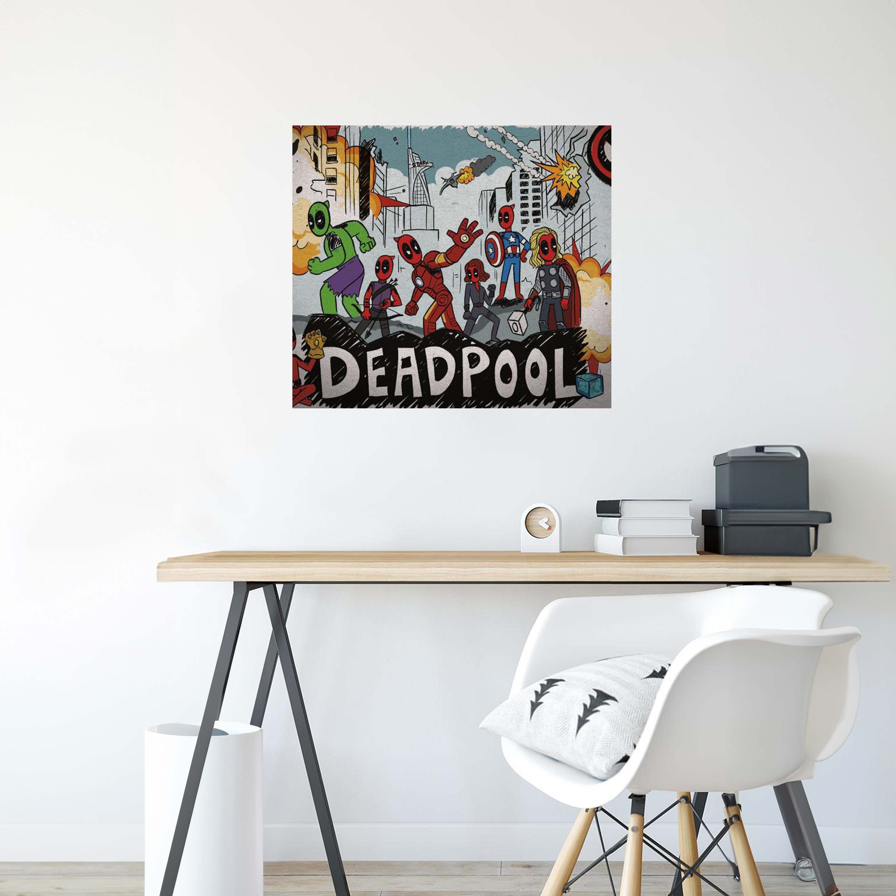 Deadpool Wall Art Poster 22.3in x 34in