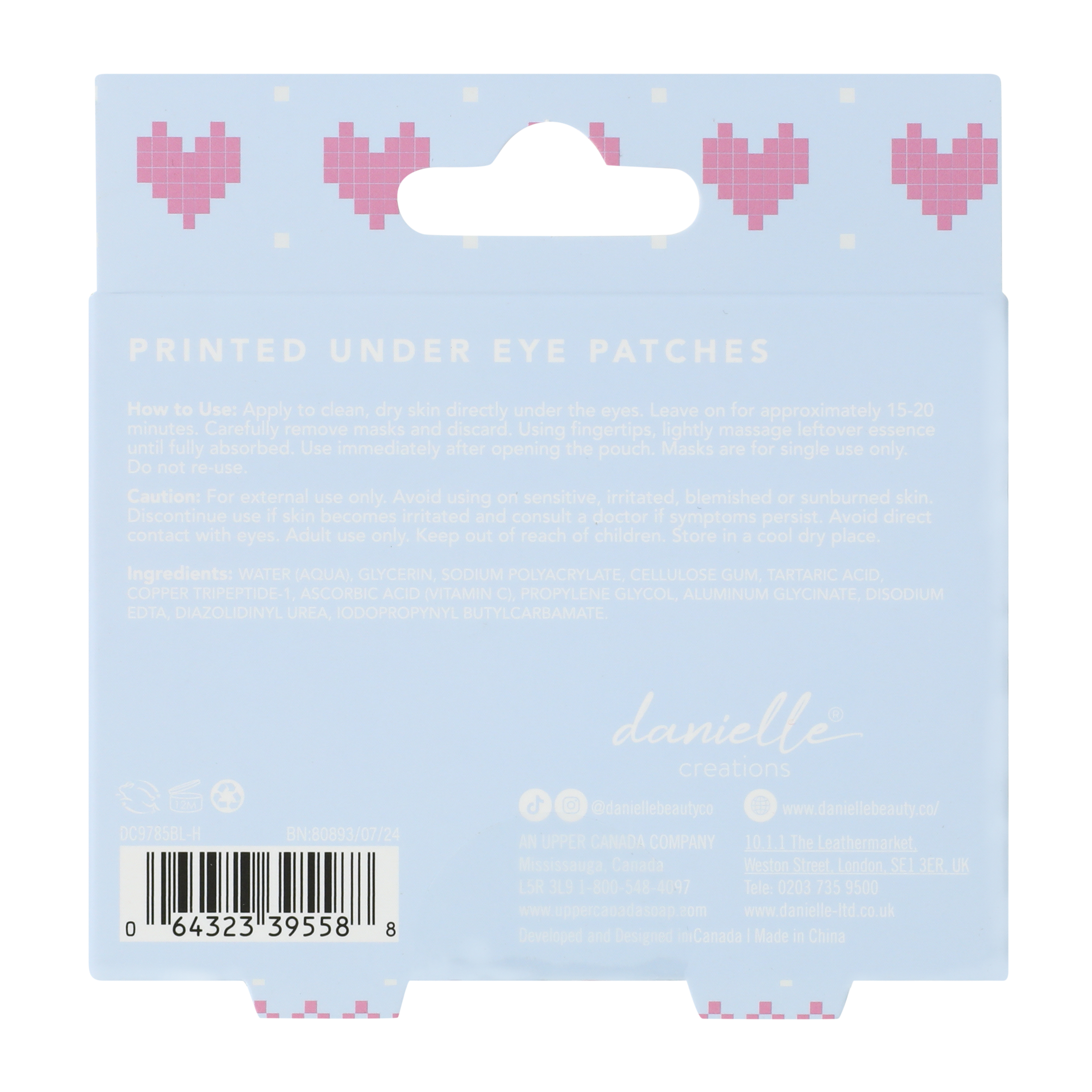 Danielle Creations® Printed Under Eye Patches 2-Pack 0.14oz