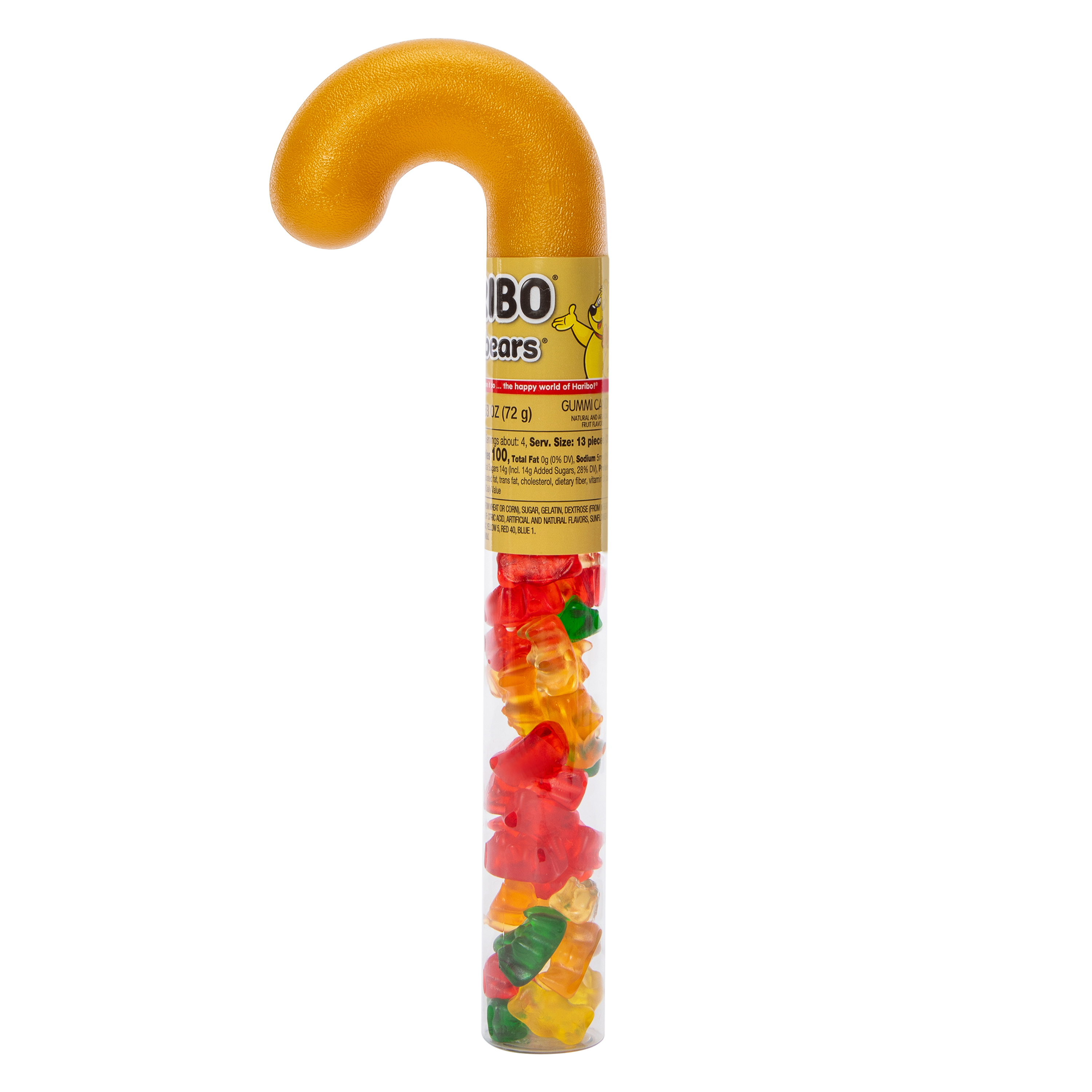Haribo® Goldbears® Filled Christmas Candy Cane 2.53oz