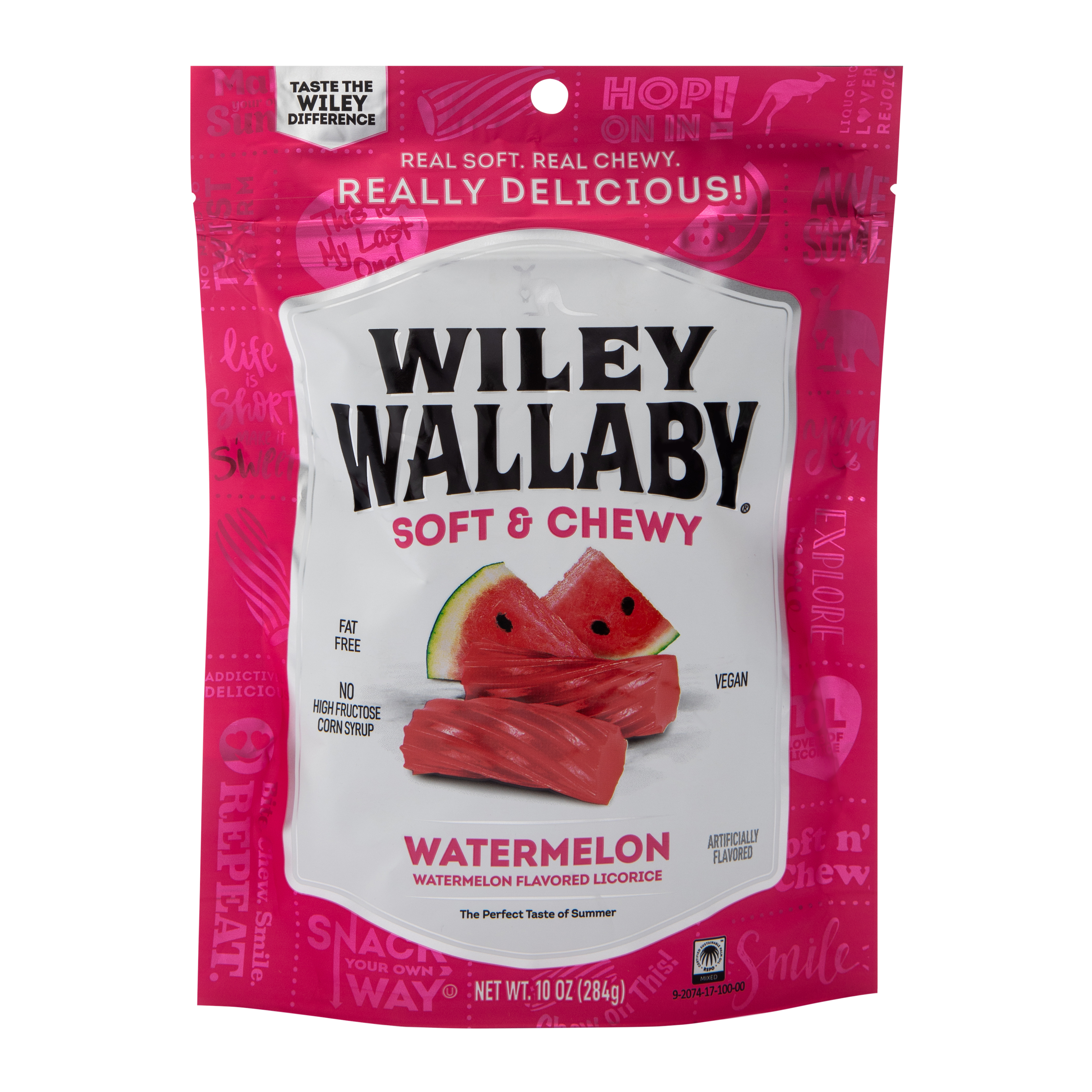 Wiley Wallaby® Watermelon Flavored Licorice 10oz