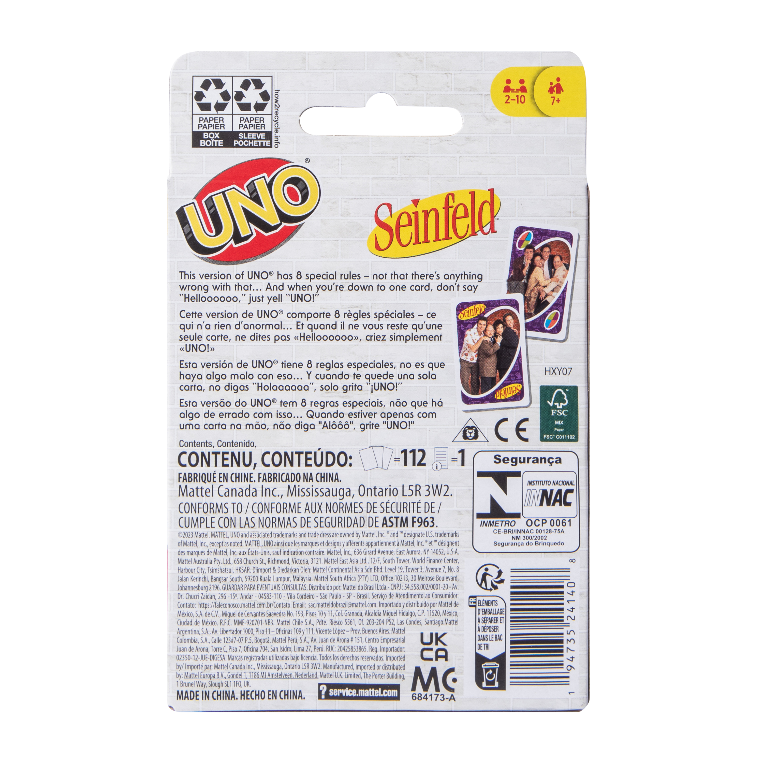 Uno® Flip! Transformers Card Game