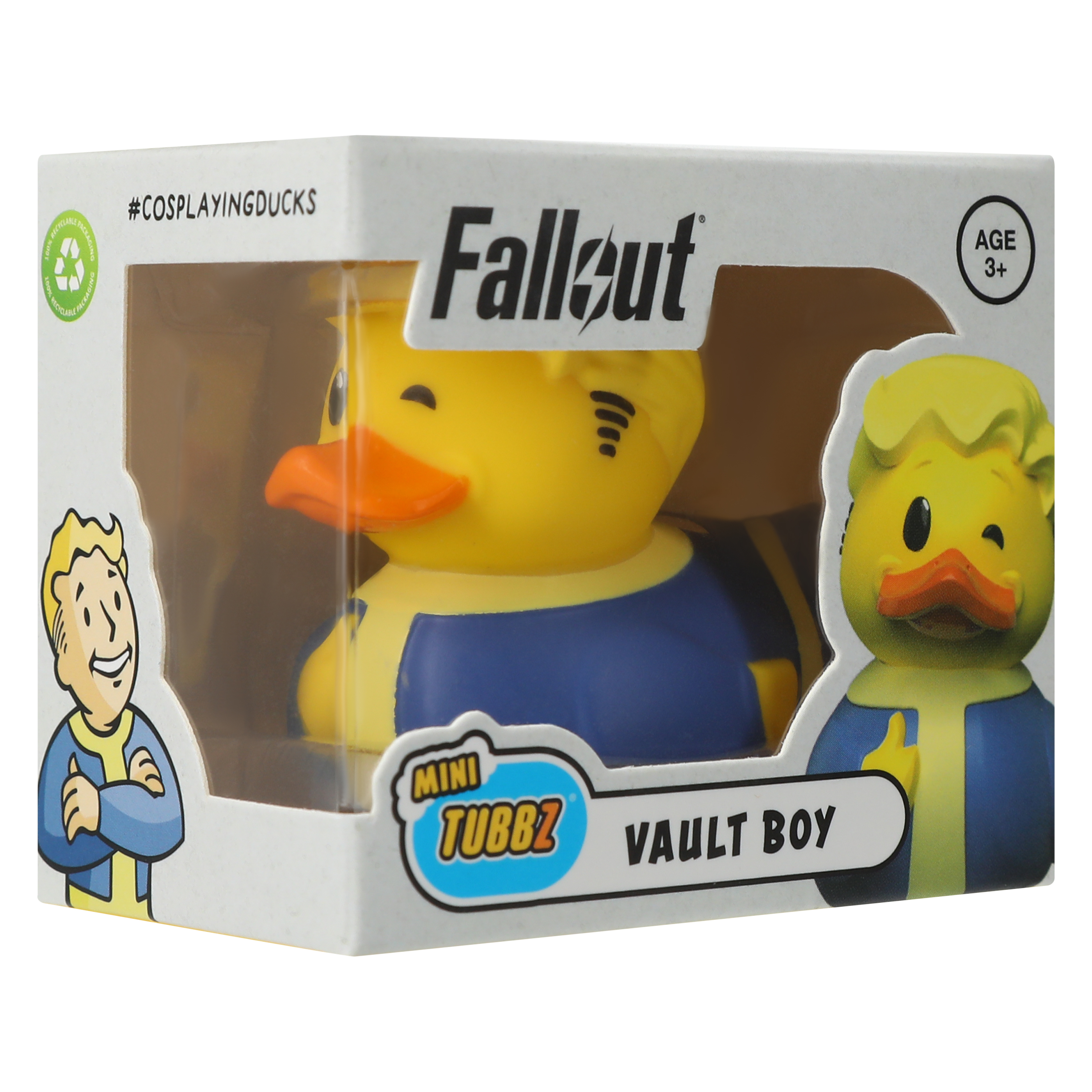 Fallout® Mini TUBBZ® Collectible Duck - Vault Boy