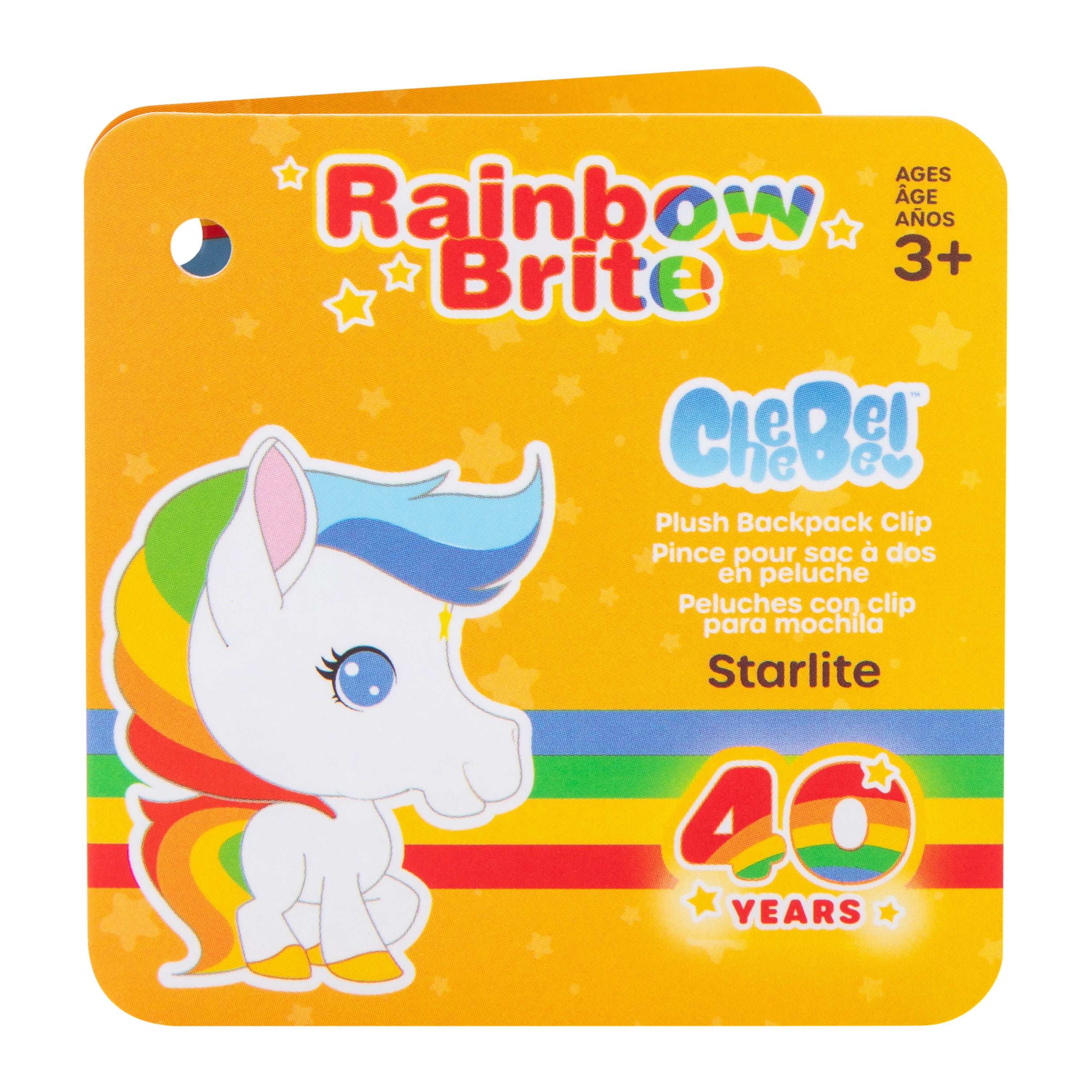 Rainbow Brite Starlite Clip-On Plush