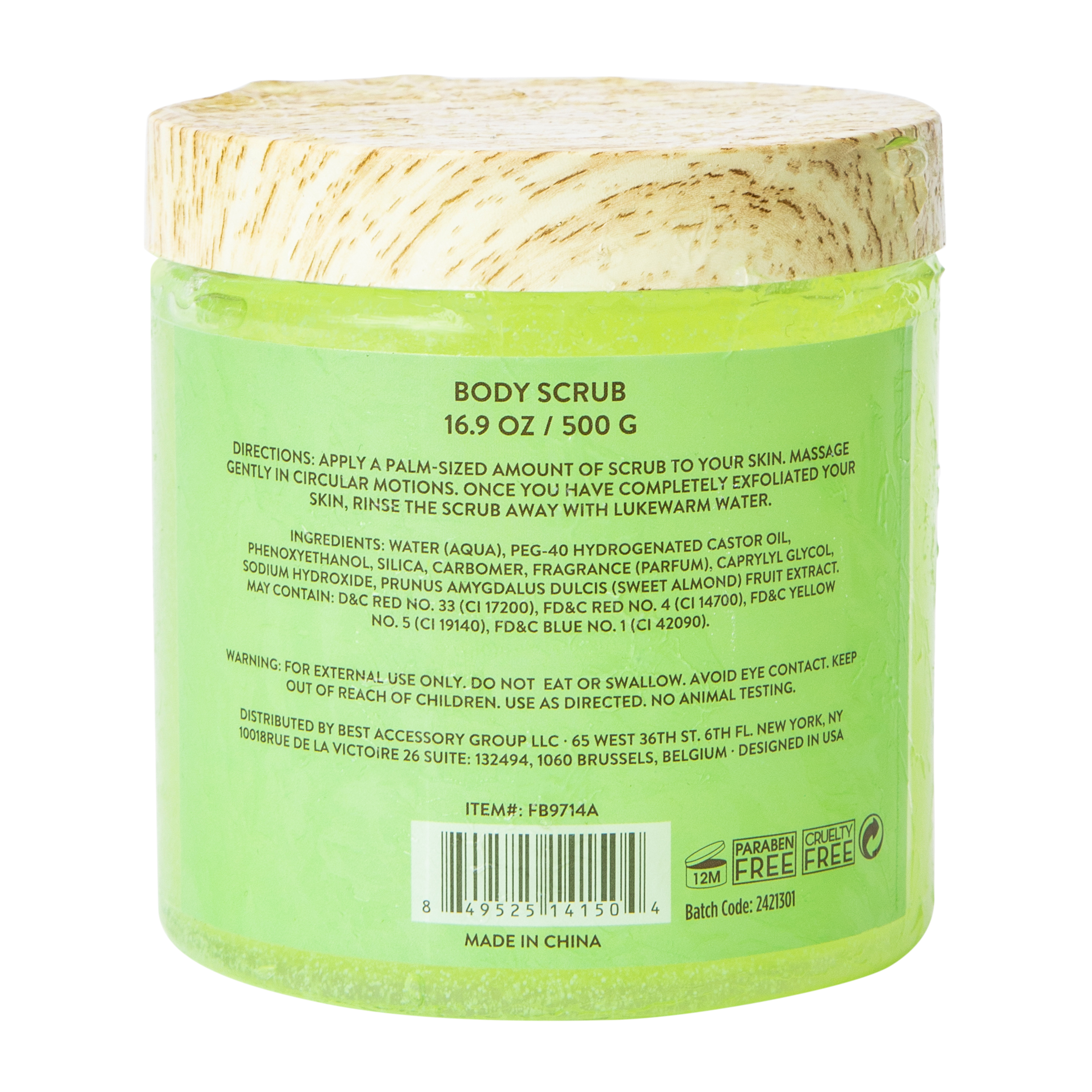 My Beauty Spot® Macha Latte Scrub With Almond Milk