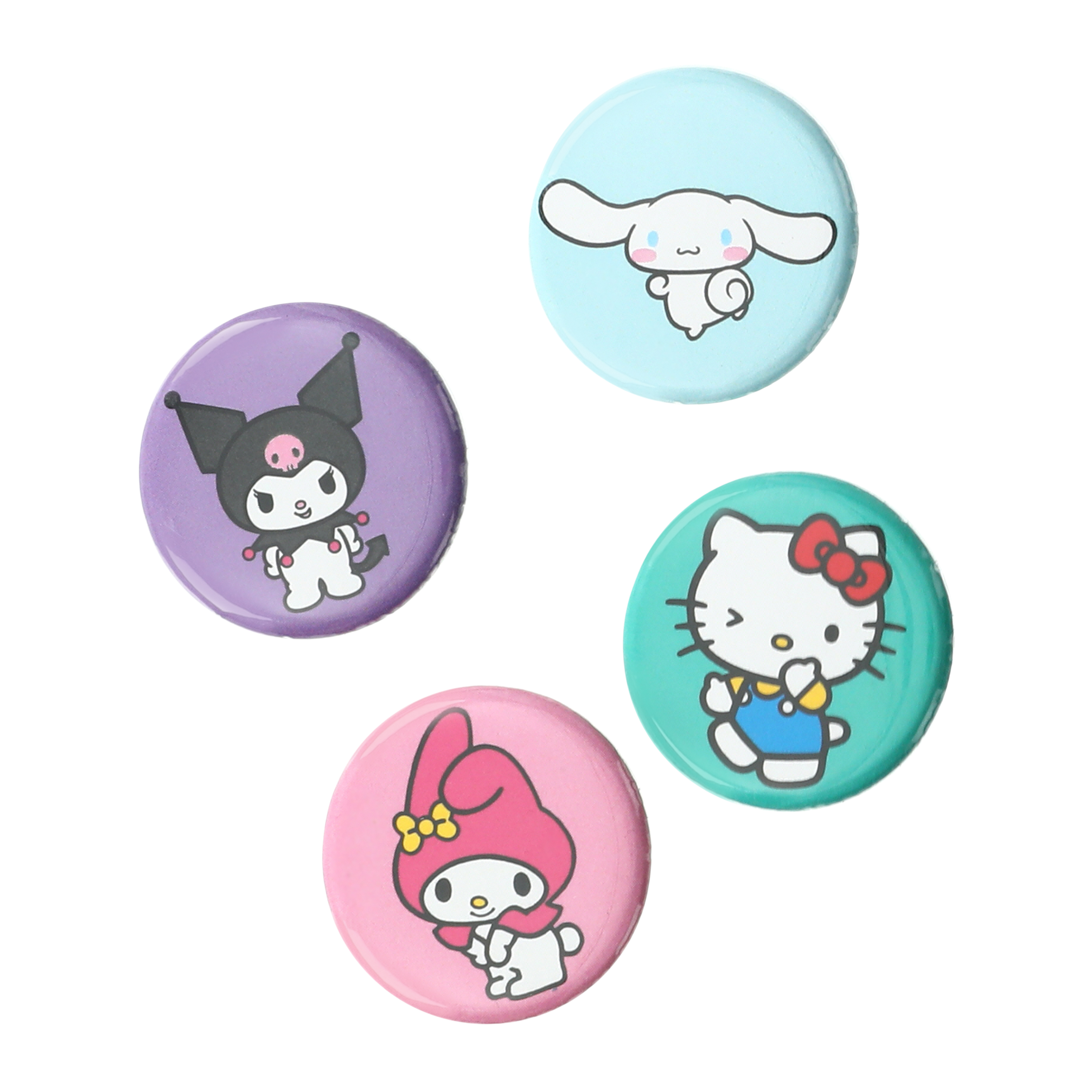 Hello Kitty And Friends® Button Pin Set 4-Count