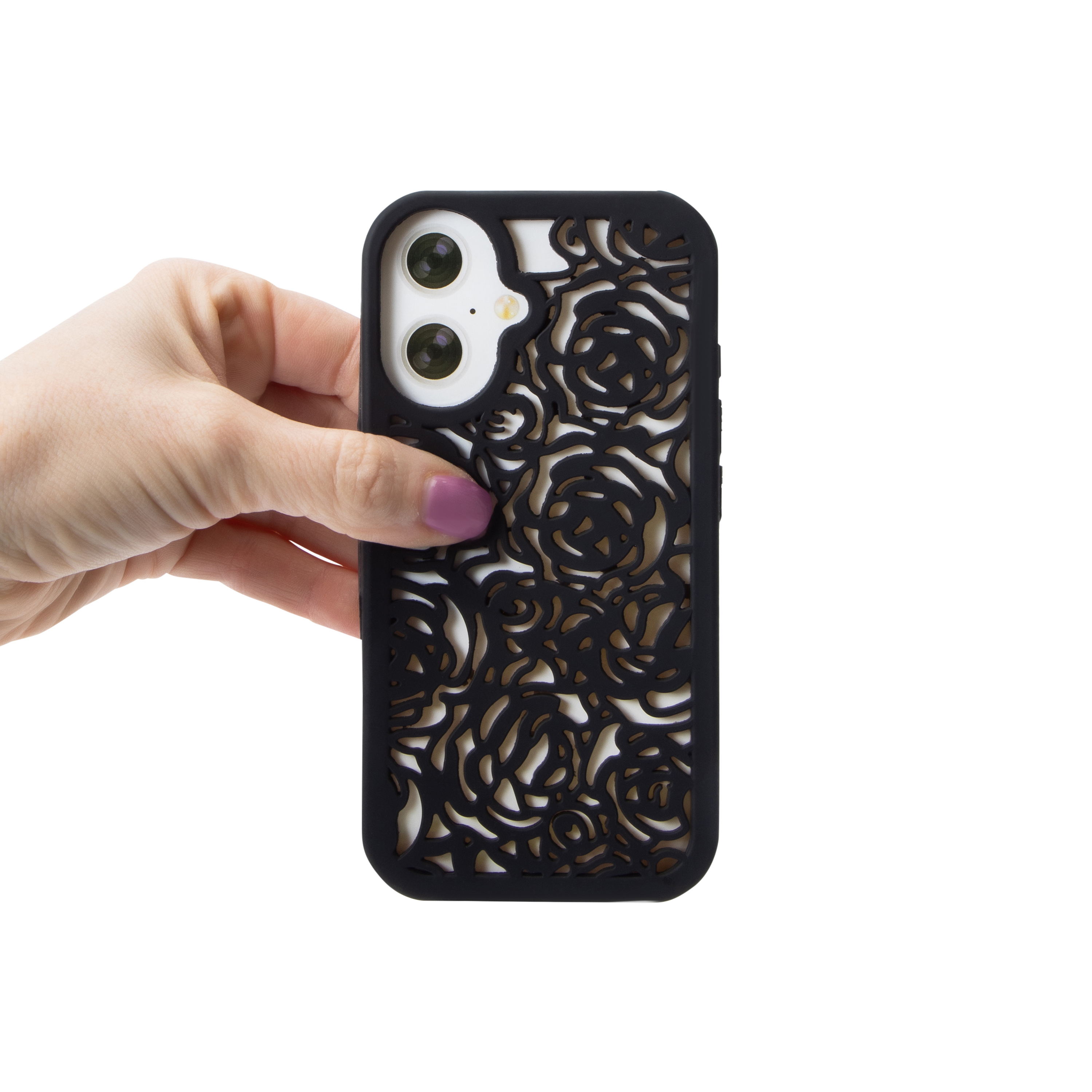 iPhone 16® Silicone Cut Out Phone Case