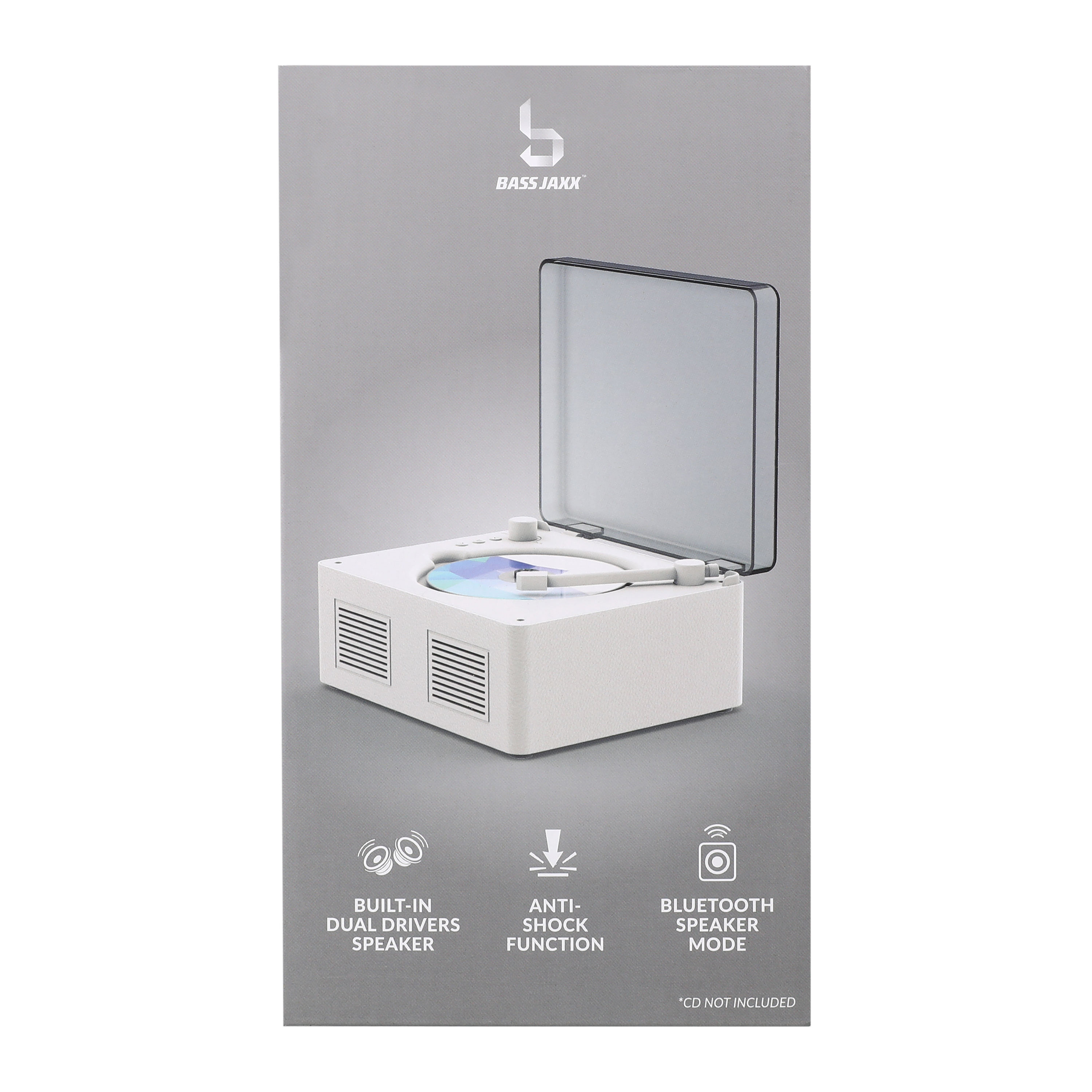 Bass Jaxx™ CD Player With Bluetooth® Compatibility | Five Below