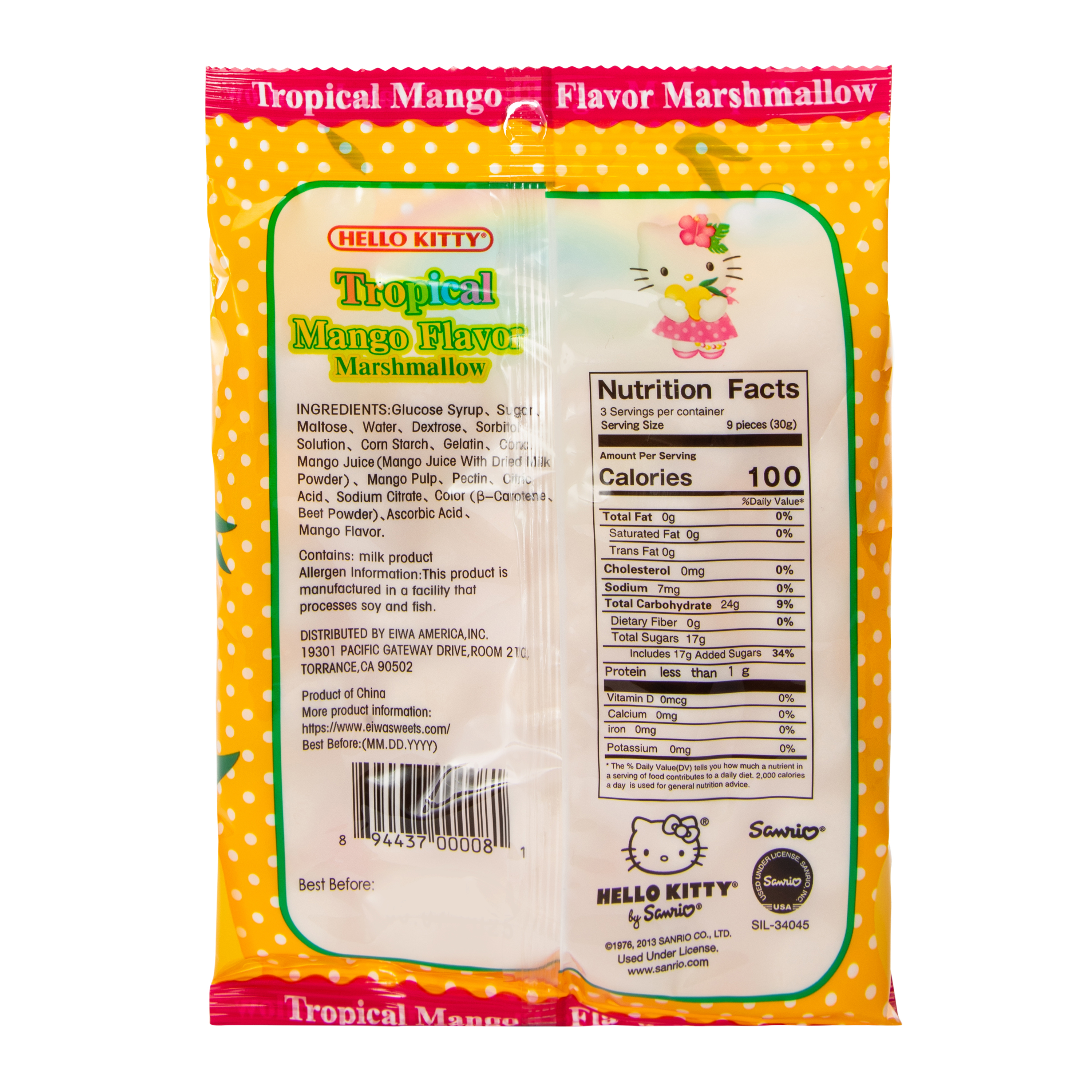 Hello Kitty® Tropical Mango Marshmallow 3.1oz
