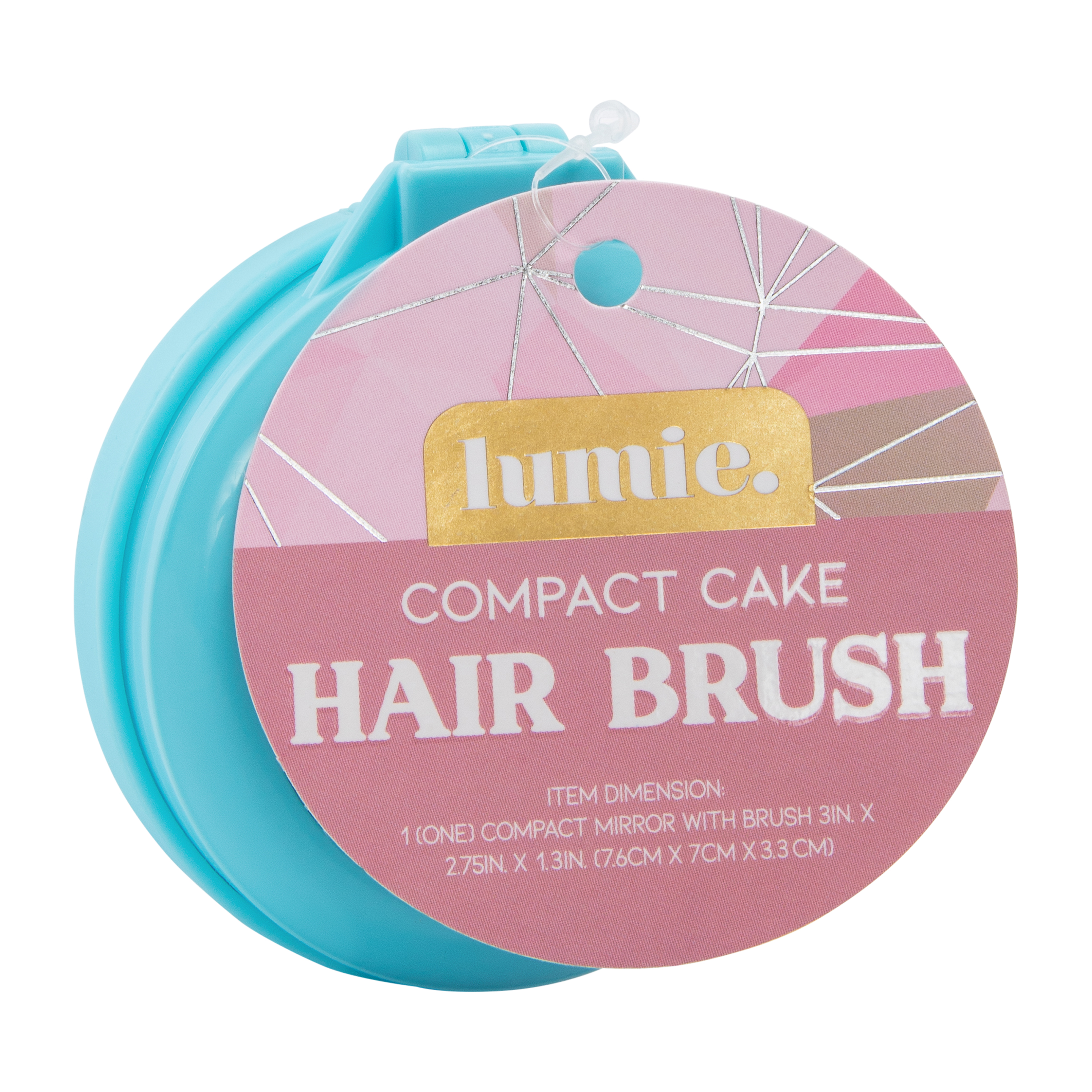 Lumie. Compact Cake Mirror Hair Brush