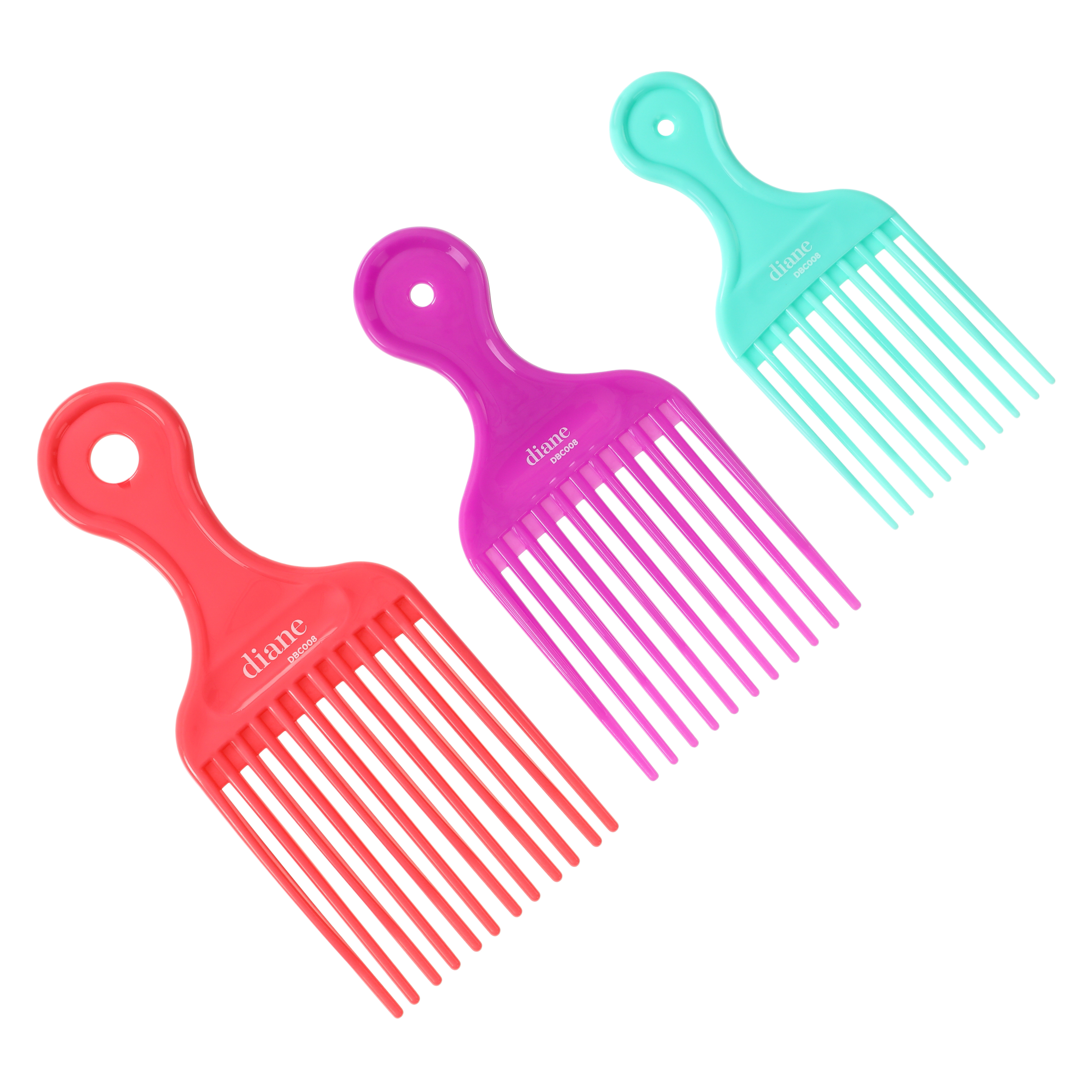 Diane® Assorted Lift Combs 3-Count
