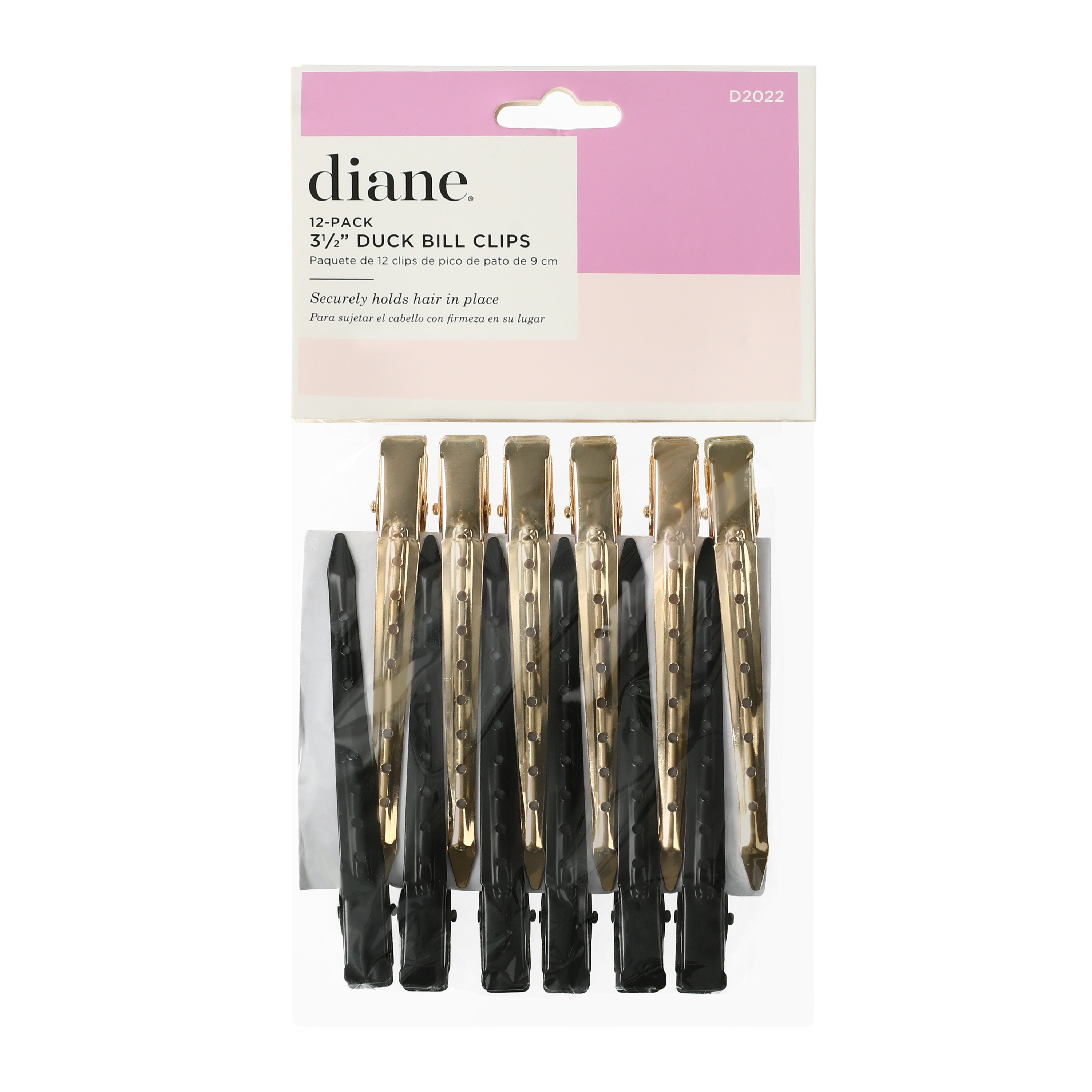 Diane® 3.5in Duck Bill Clips 12-Count
