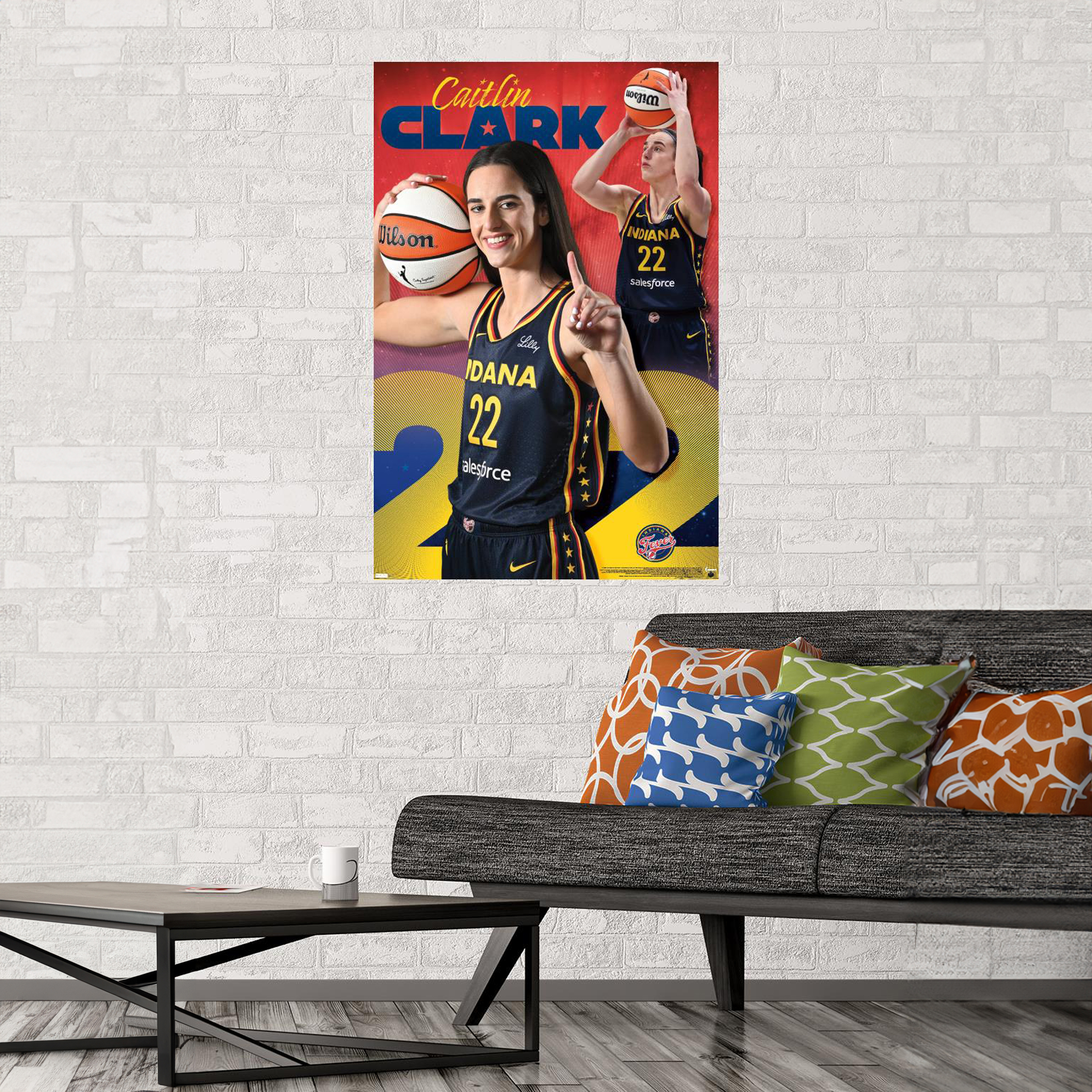 WNBA Indiana Fever Poster 22.37in x 34in