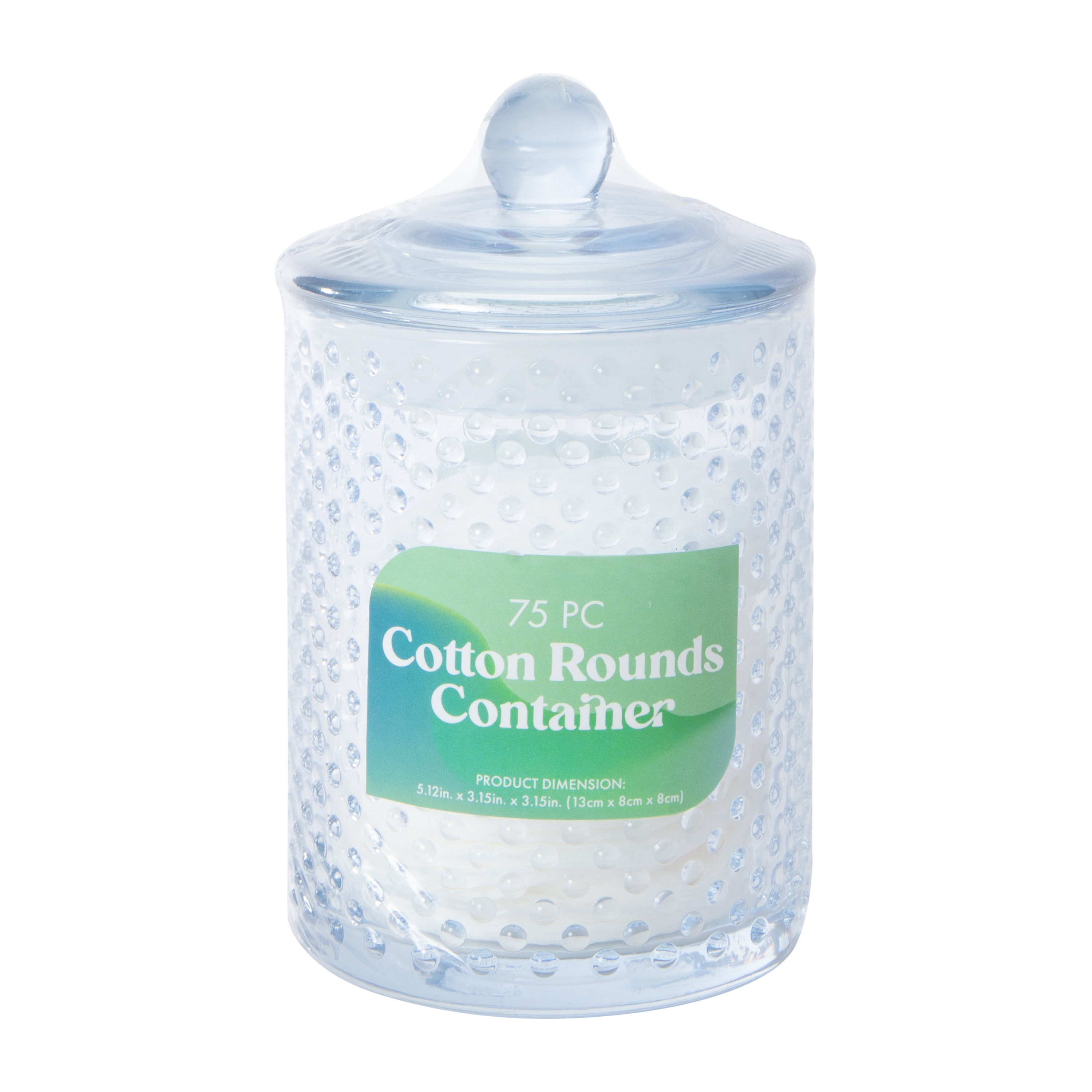 Cotton Rounds Container 75-Pcs